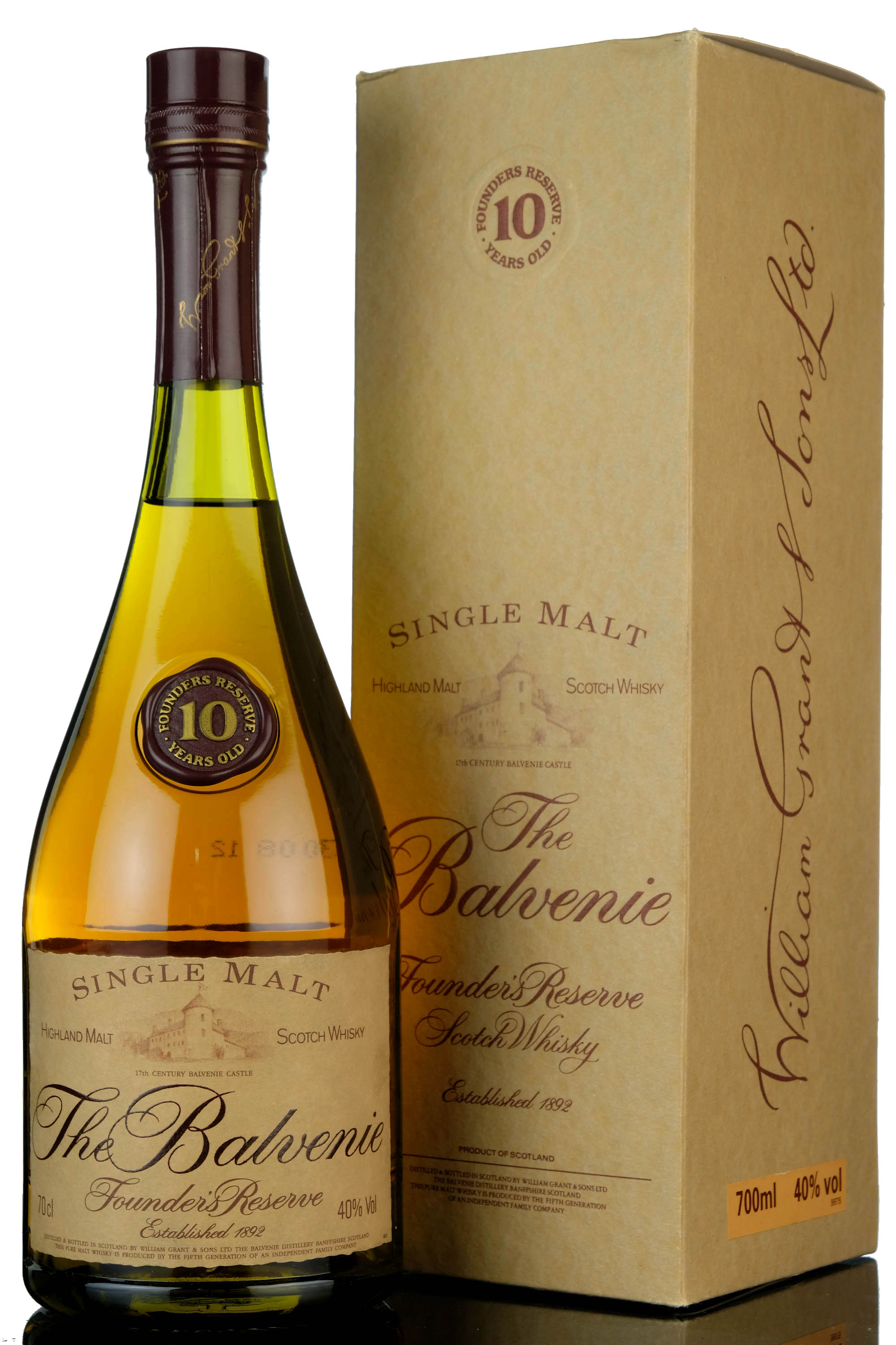 Balvenie 10 Year Old - Founders Reserve - 1990s