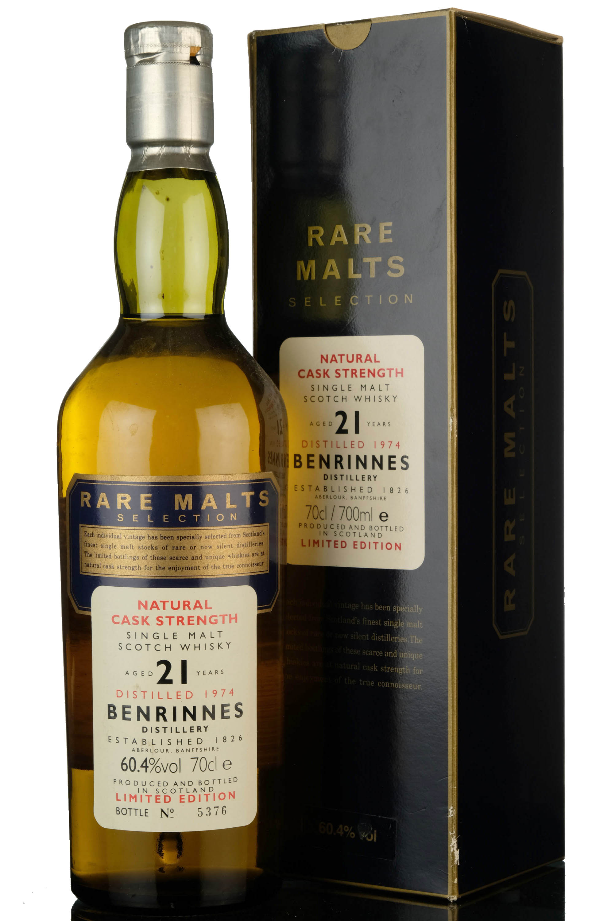 Benrinnes 1974 - 21 Year Old - Rare Malts 60.4%