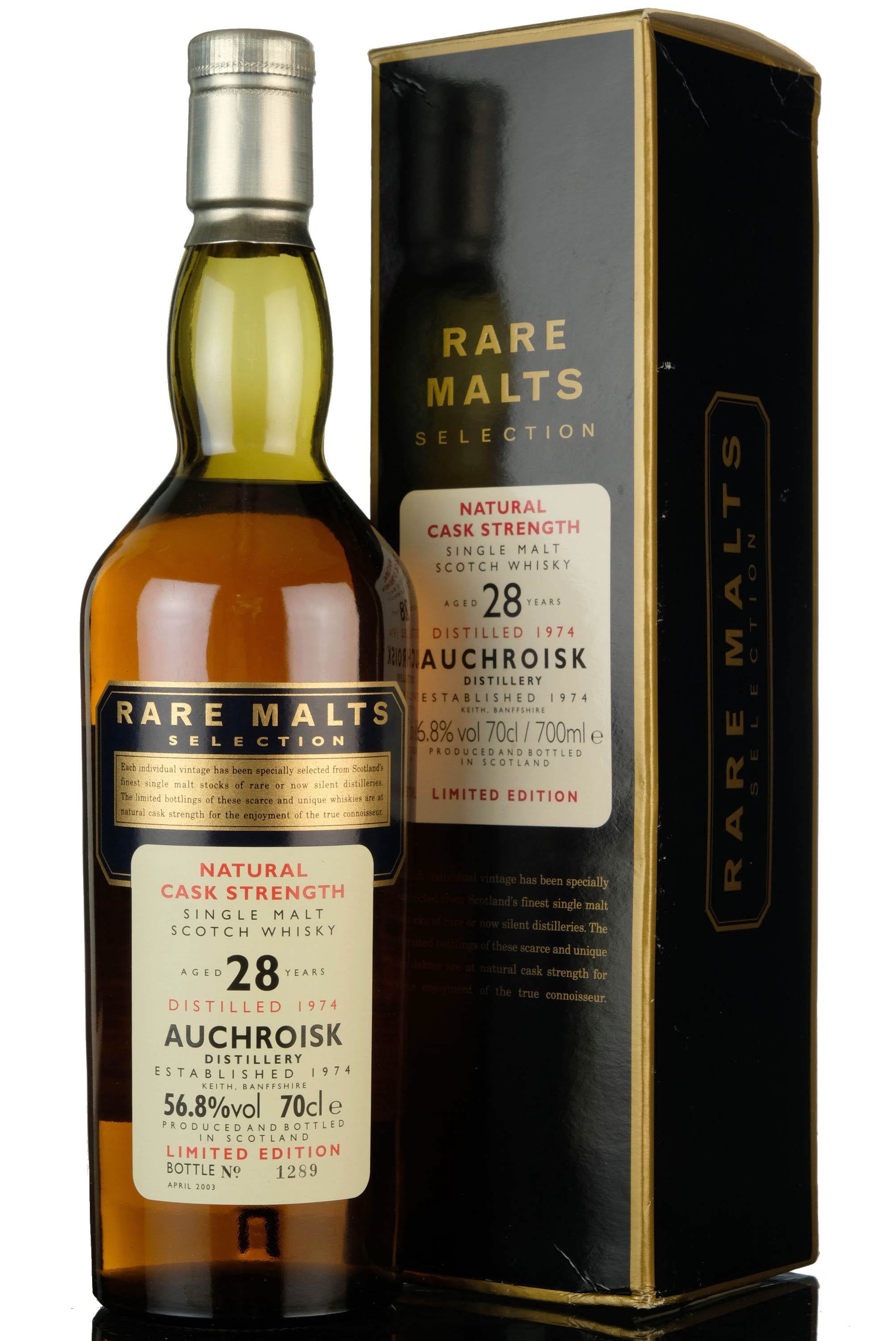 Auchroisk 1974-2003 - 28 Year Old - Rare Malts 56.8%