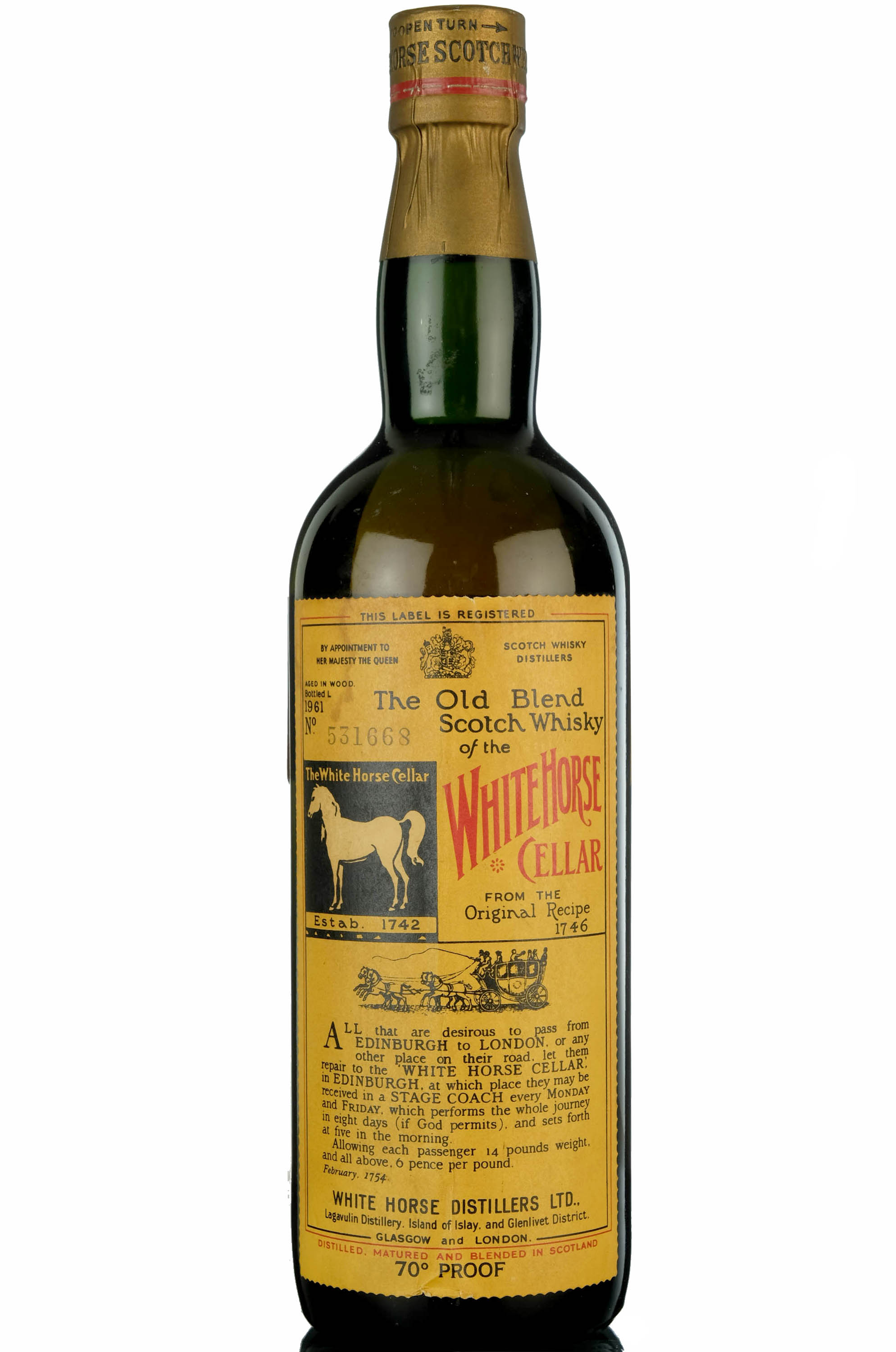 White Horse - Bottled 1961