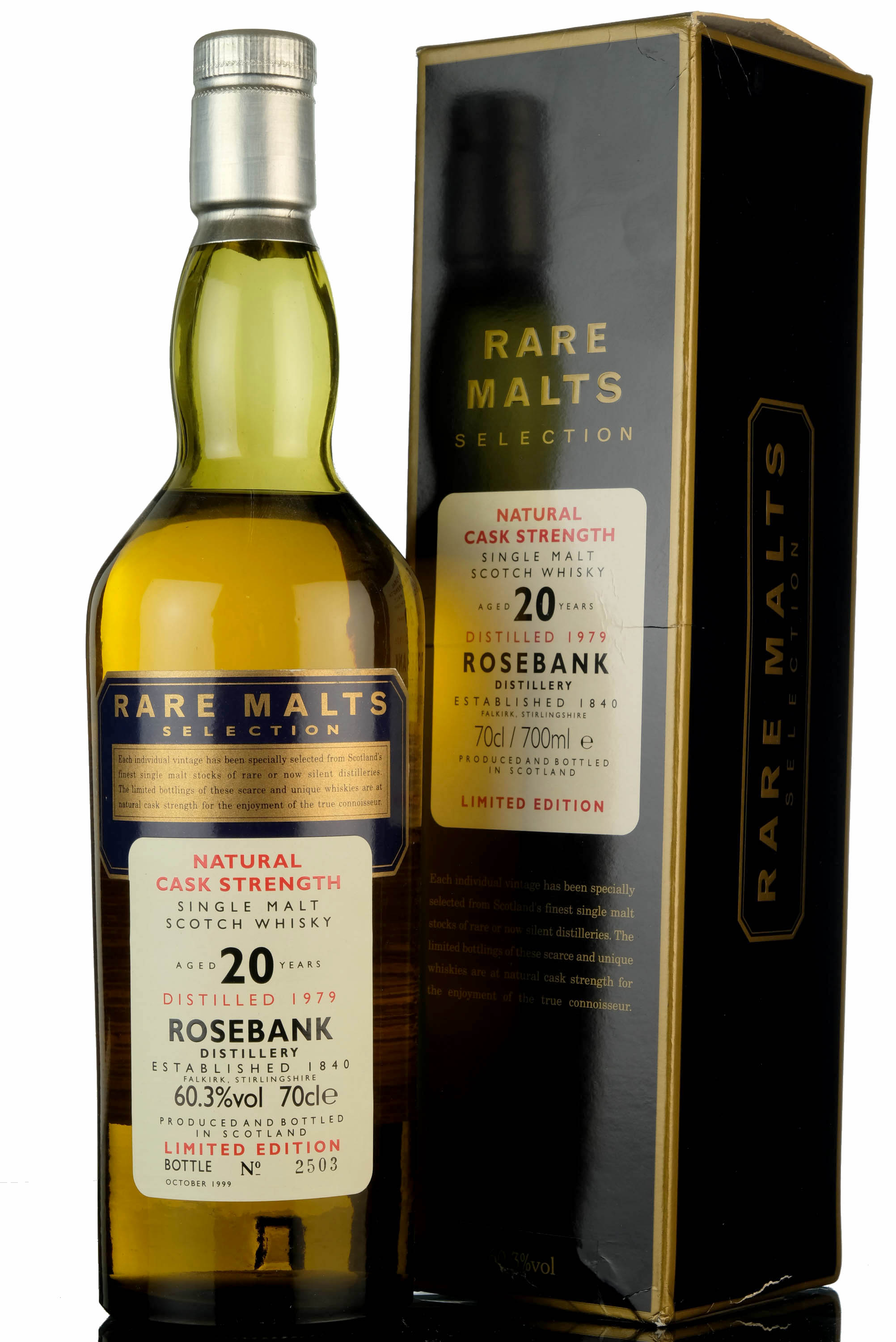 Rosebank 1979-1999 - 20 Year Old - Rare Malts 60.3%