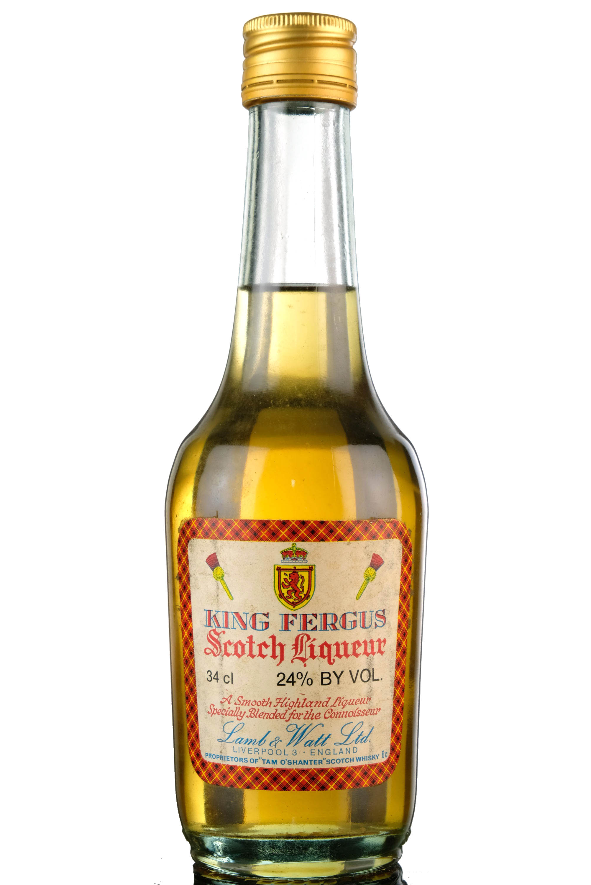 King Fergus Scotch Liqueur - Half Bottle