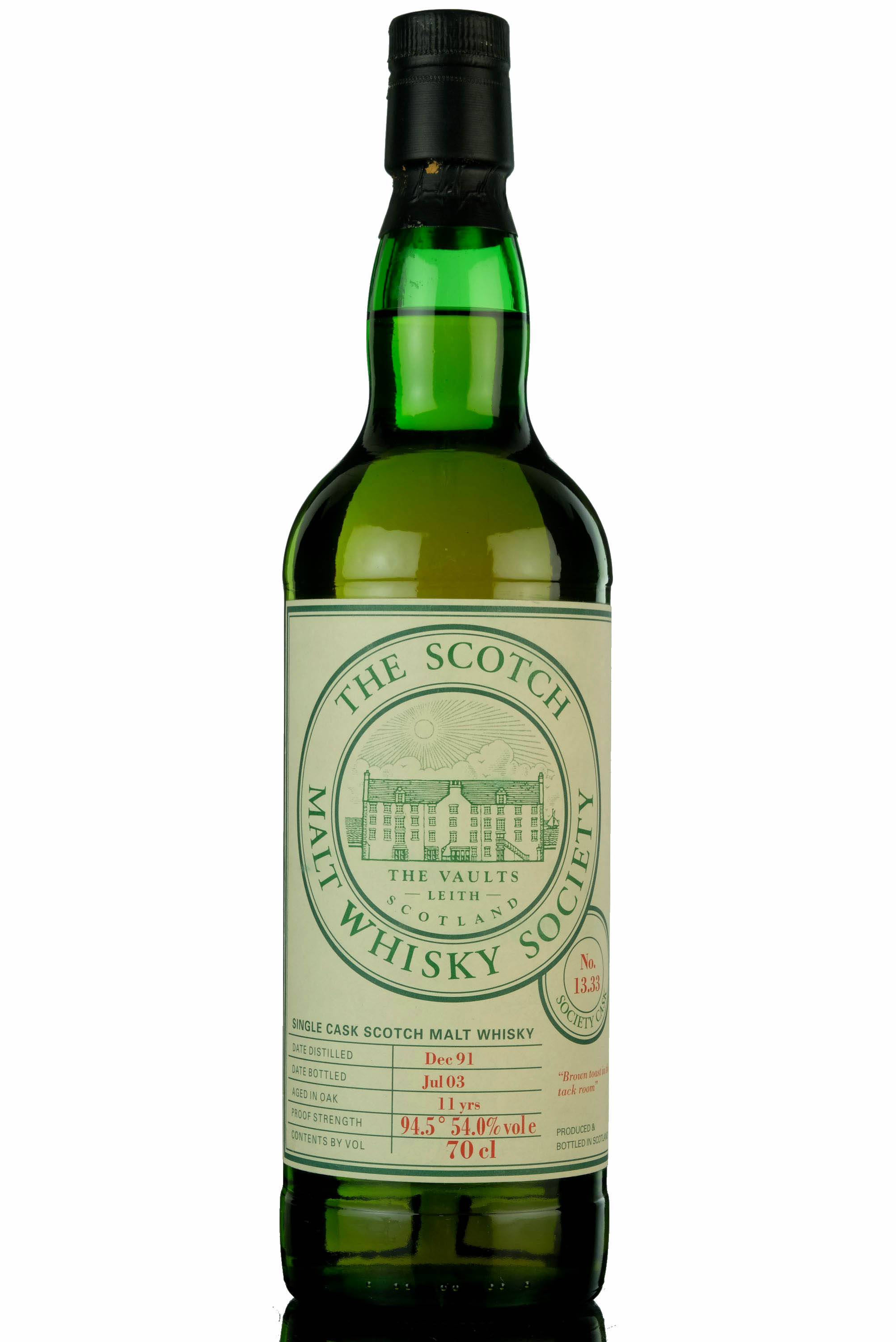 Dalmore 1991-2003 - 11 Year Old - SMWS 13.33	- Brown Toast In The Tack Room