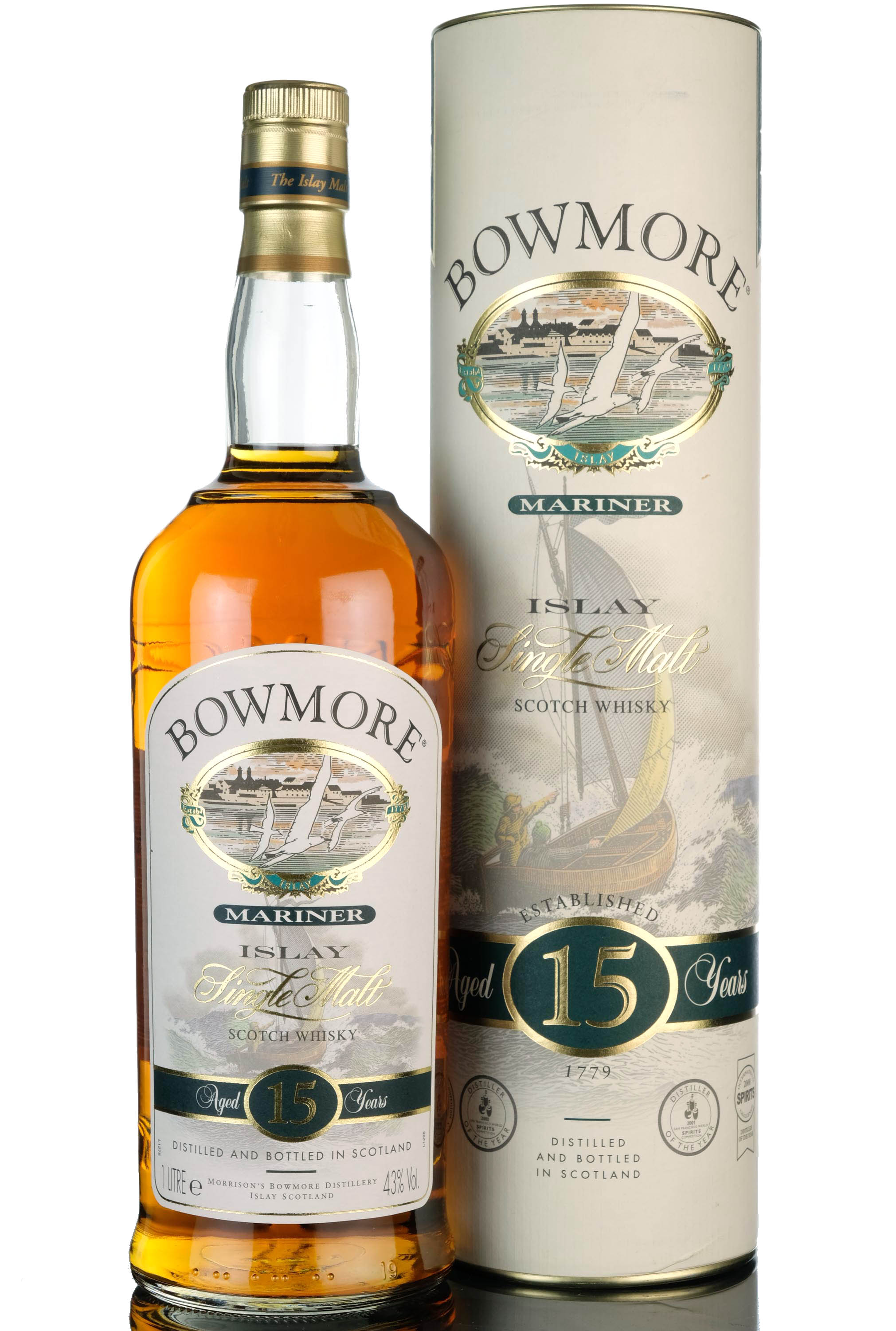 Bowmore Mariner - 15 Year Old - 2000s  - 1 Litre