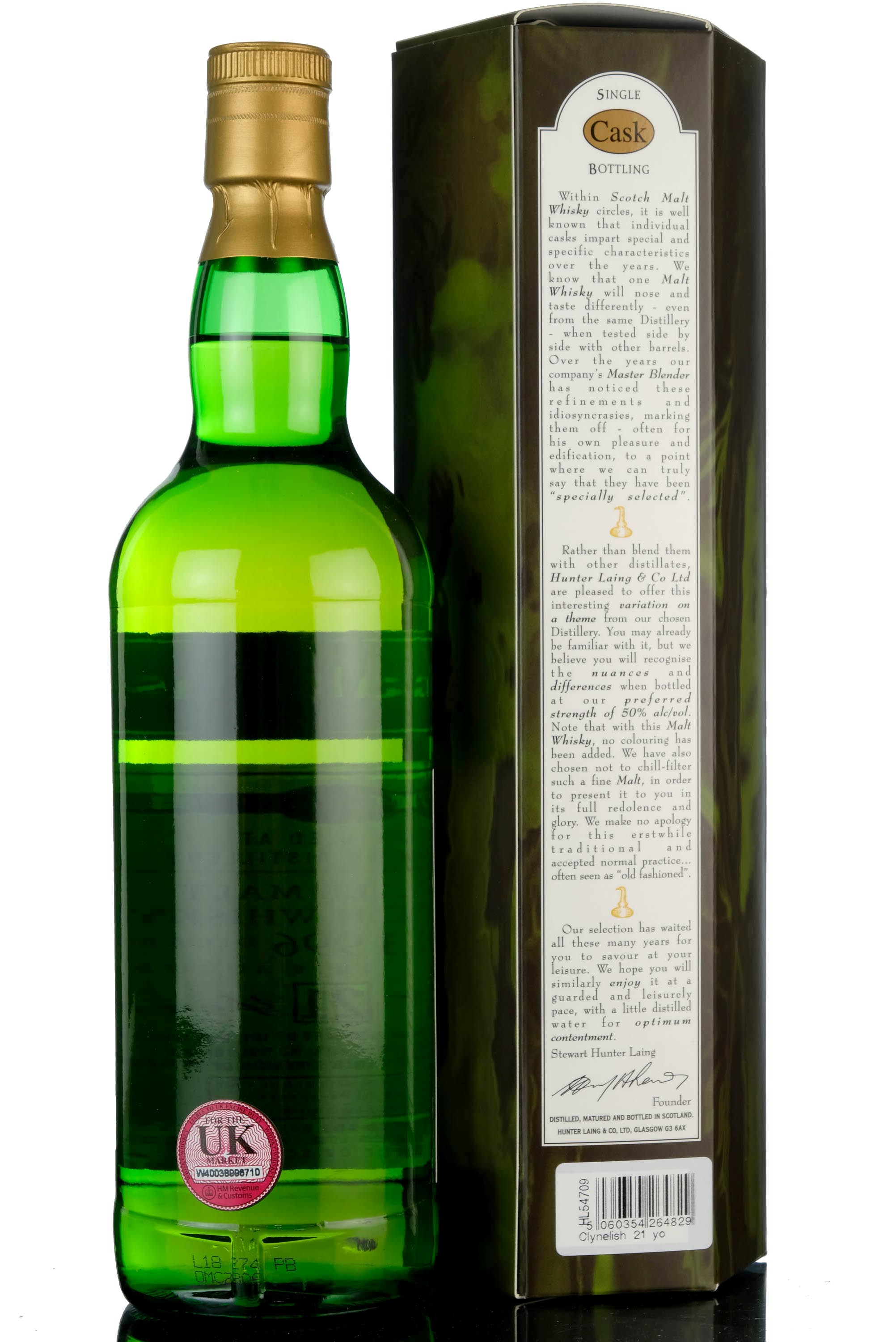 Clynelish 1996-2018 - 21 Year Old - Hunter Laing - Old Malt Cask