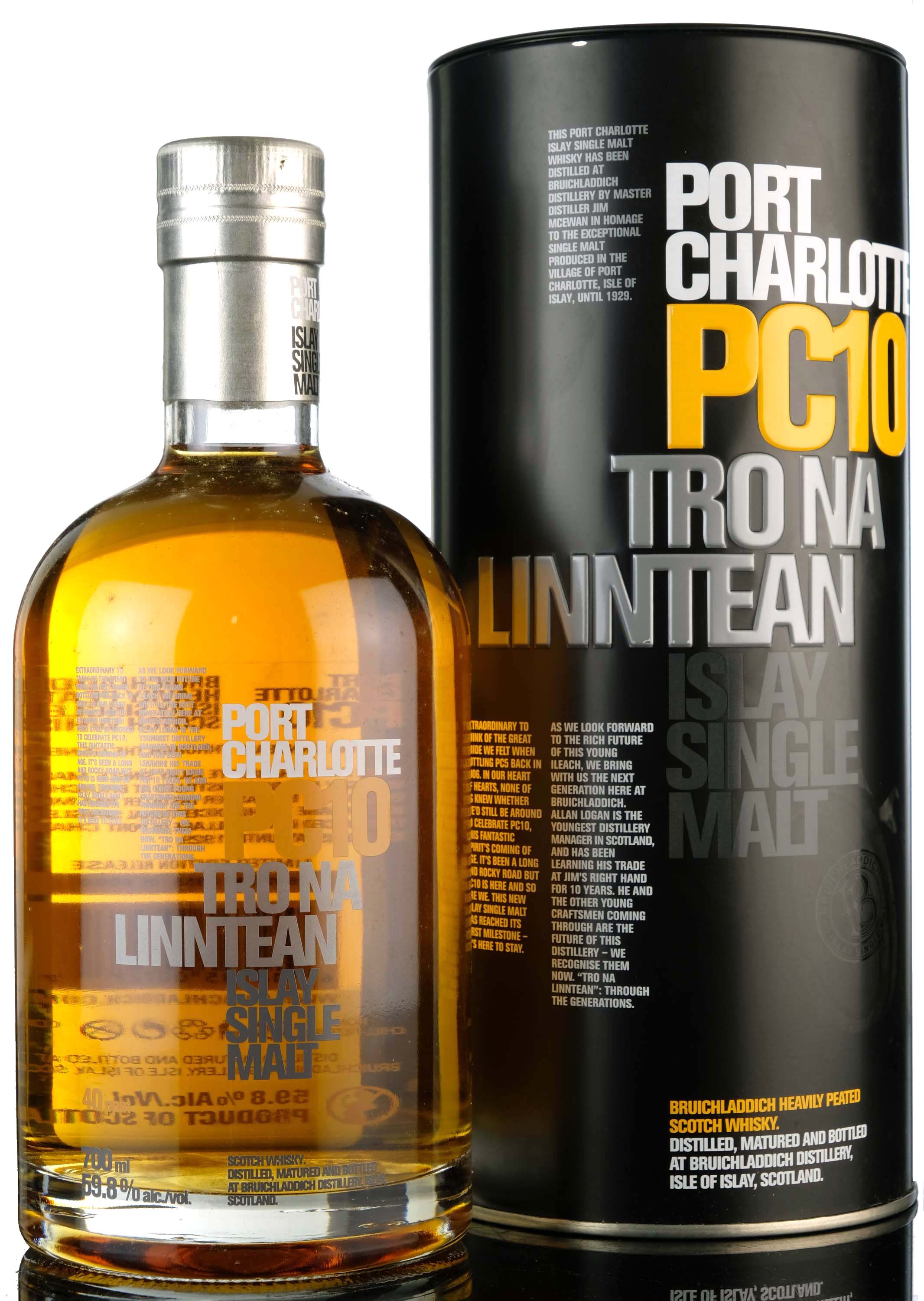 Bruichladdich 2002-2012 - Port Charlotte Tro Na Linntean - PC10