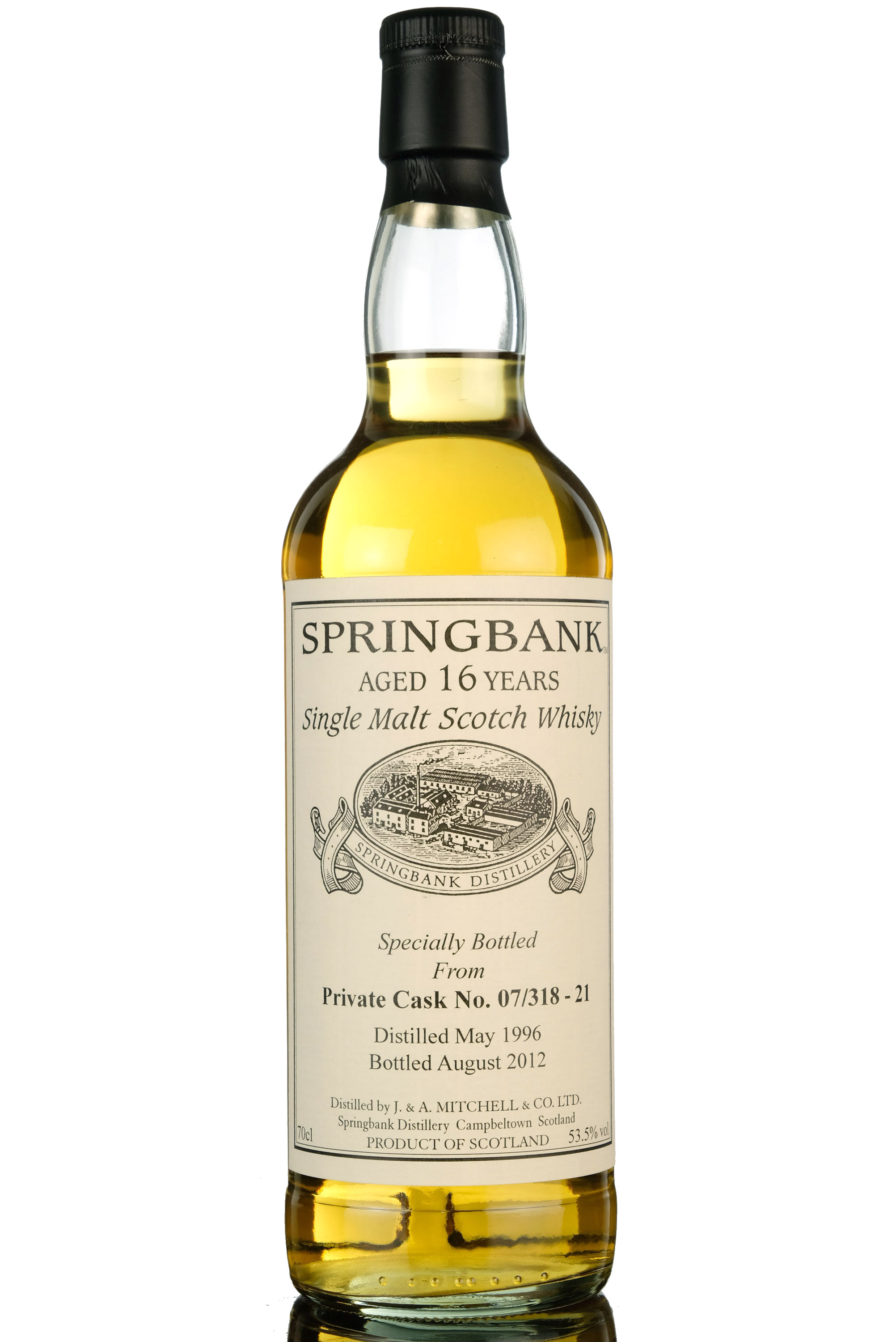 Springbank 1996-2012 - 16 Year Old - Private Single Cask 07/318-21