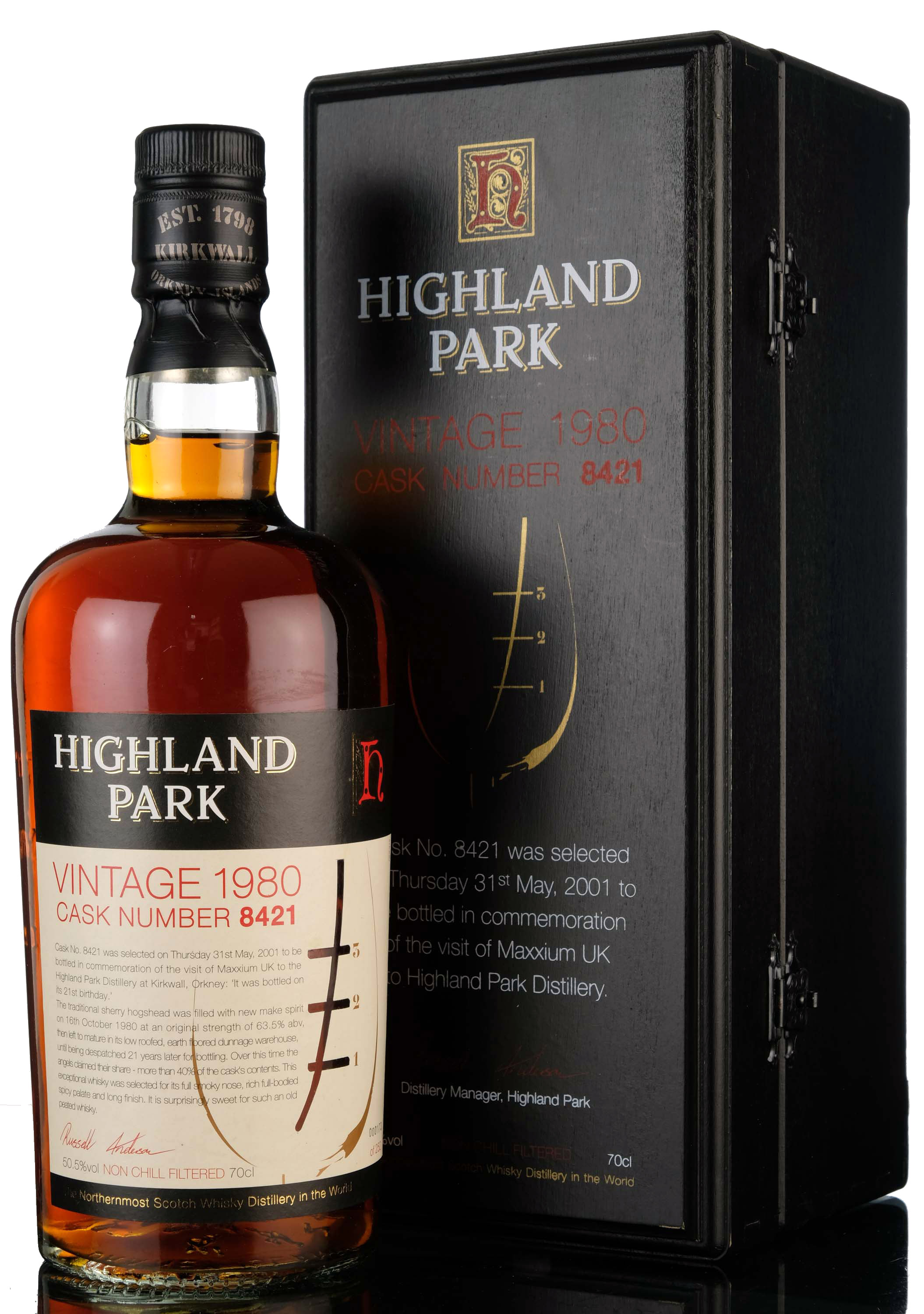 Highland Park 1980-2001 - 21 Year Old - Single Cask 8421