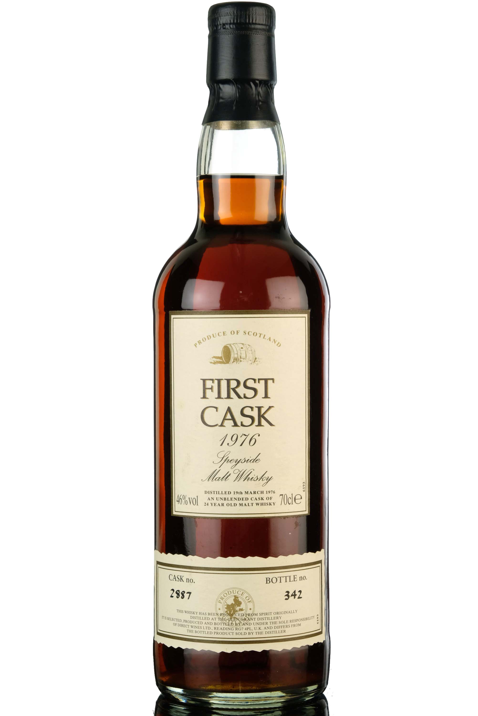 Glen Grant 1976 - 24 Year Old - First Cask 2887