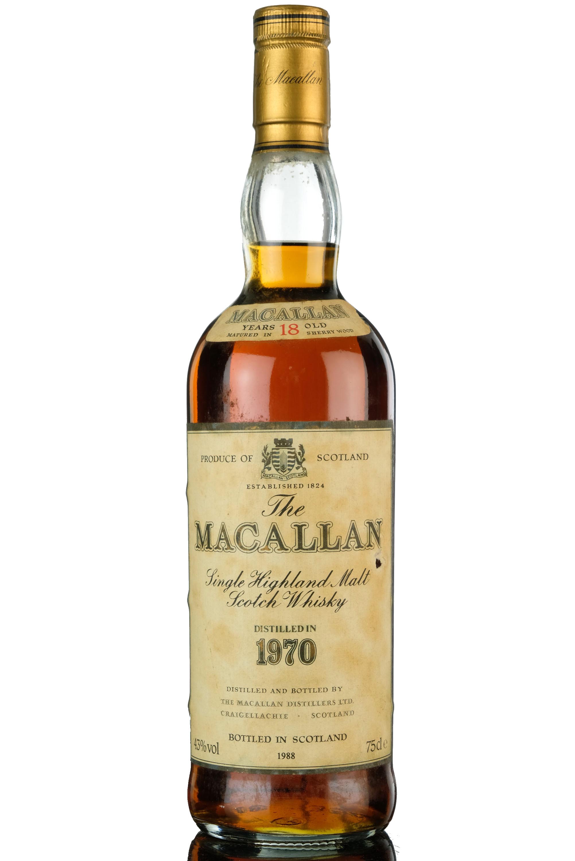 Macallan 1970-1988 - 18 Year Old