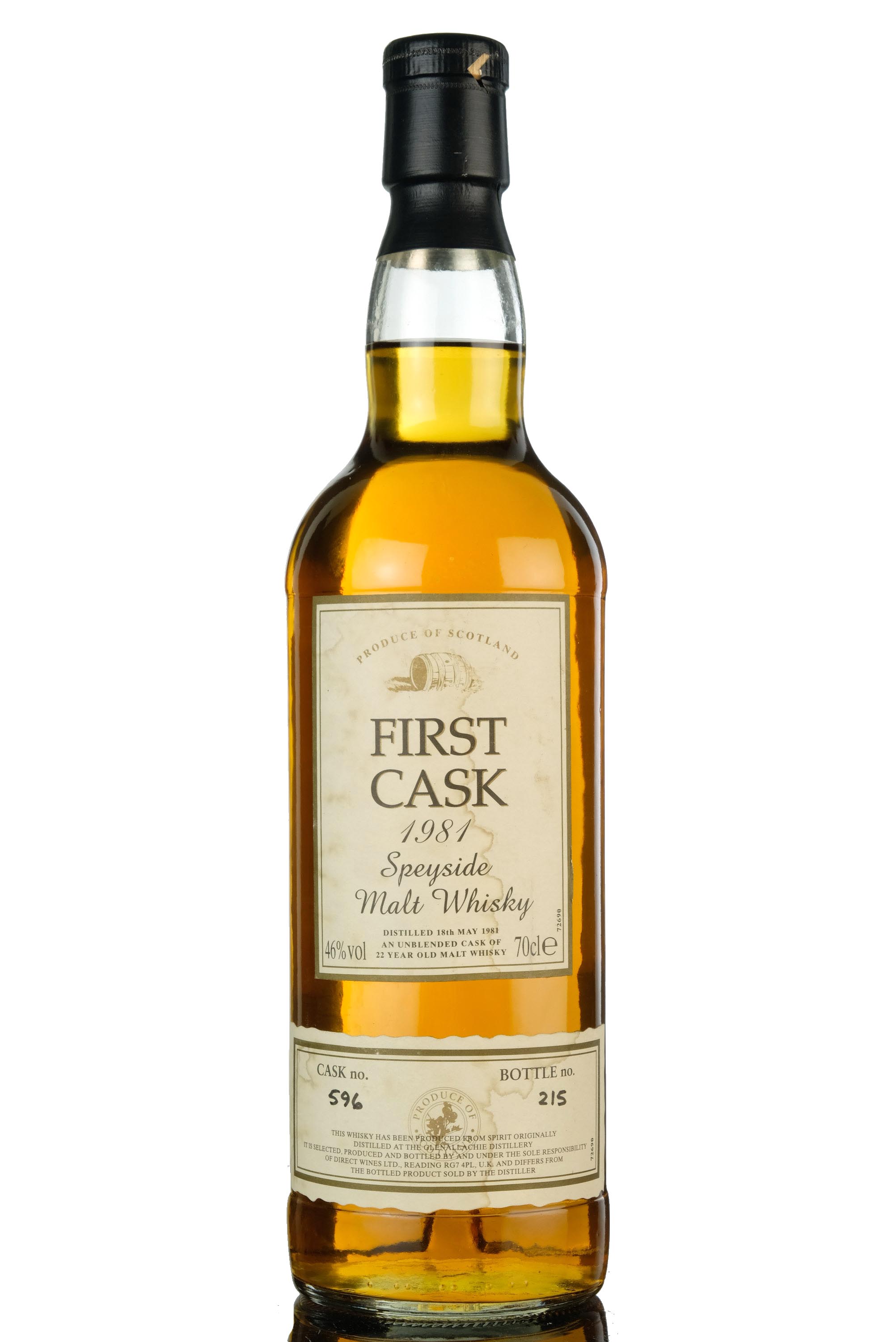 Glenallachie 1981 - 22 Year Old - First Cask 596