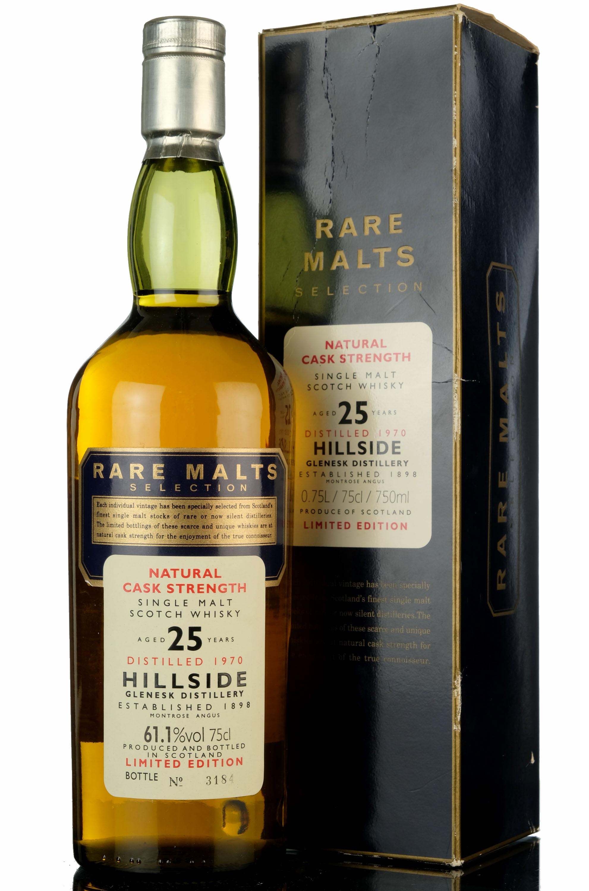 Hillside 1970 - 25 Year Old - Rare Malts 61.1%