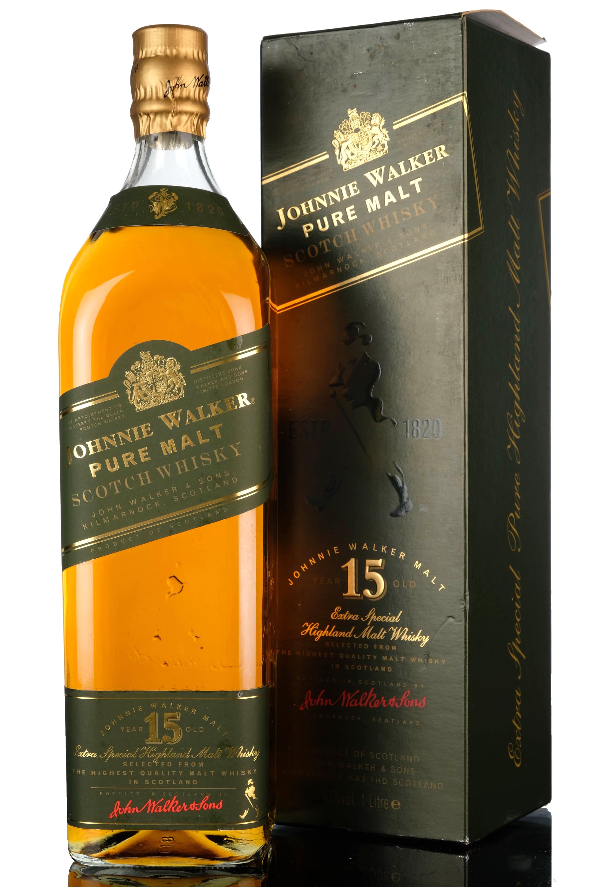 Johnnie Walker 15 Year Old - Pure Malt - 1 Litre
