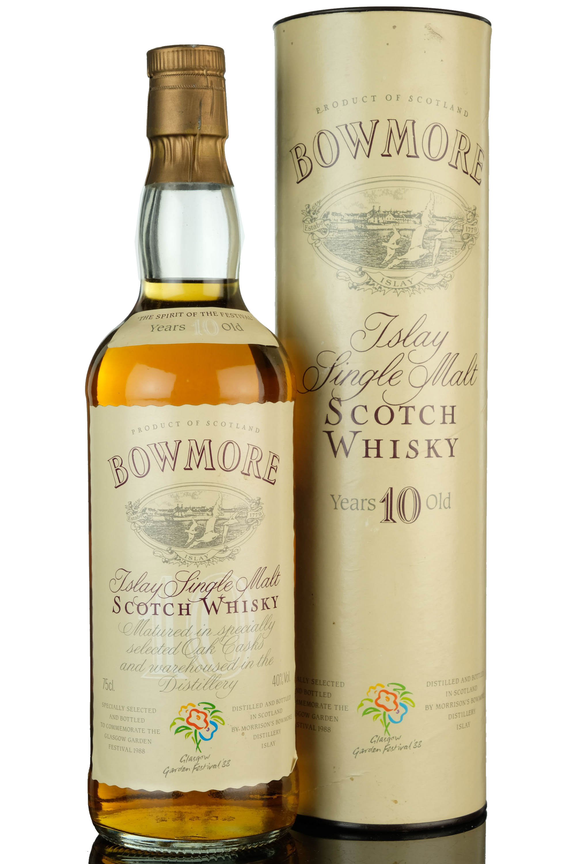 Bowmore 10 Year Old - Glasgow Garden Festival 1988