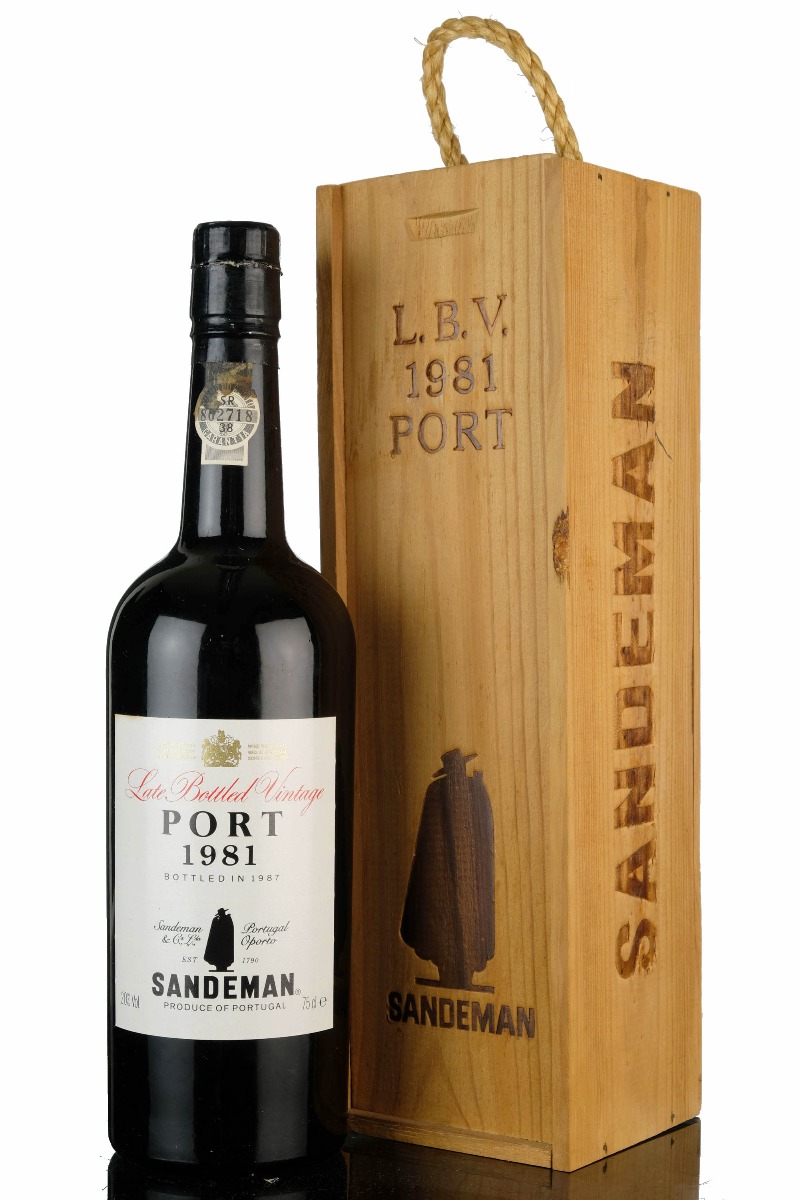 Sandeman 1981 Vintage Port - Bottled 1987