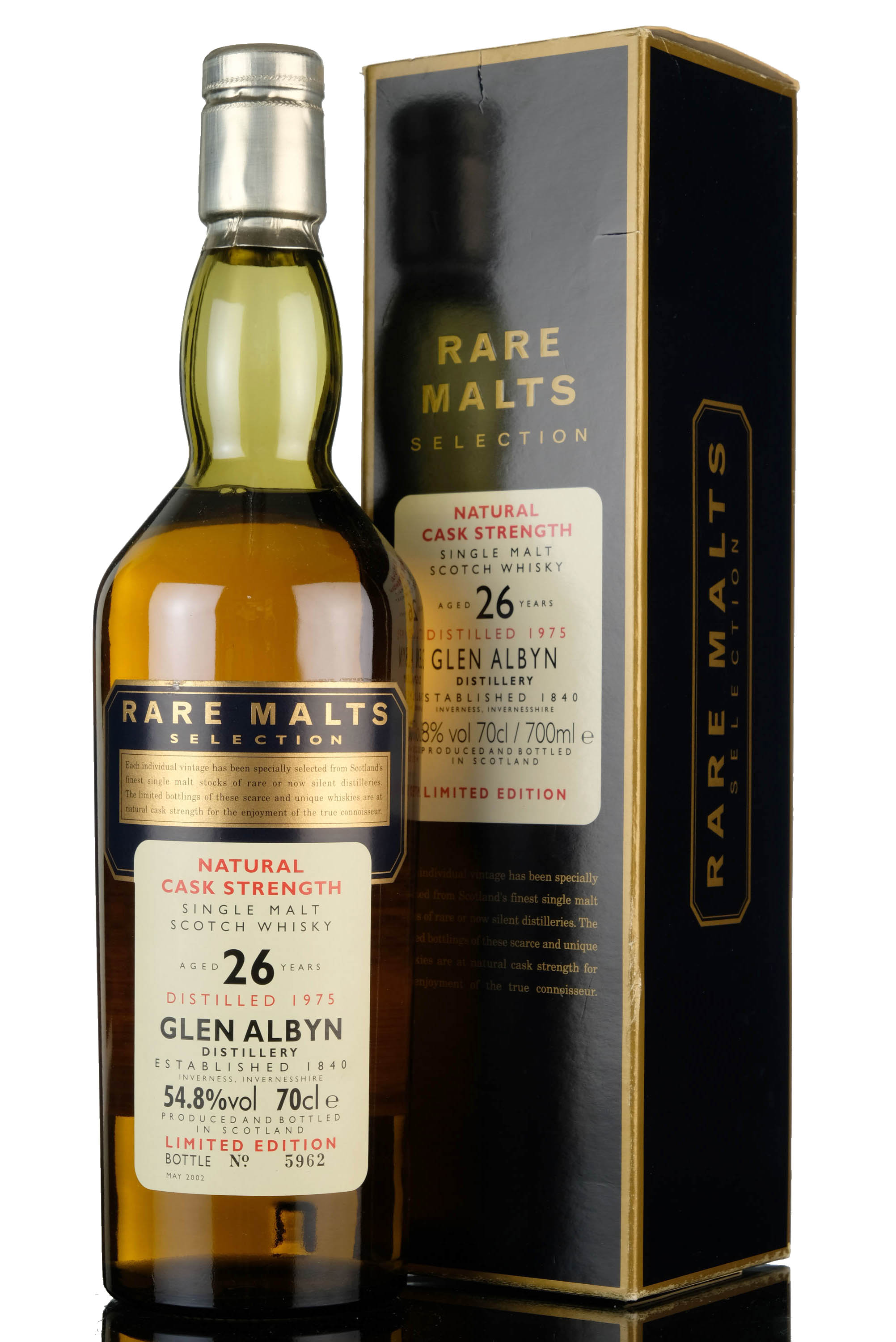 Glen Albyn 1975-2002 - 26 Year Old - Rare Malts 54.8%