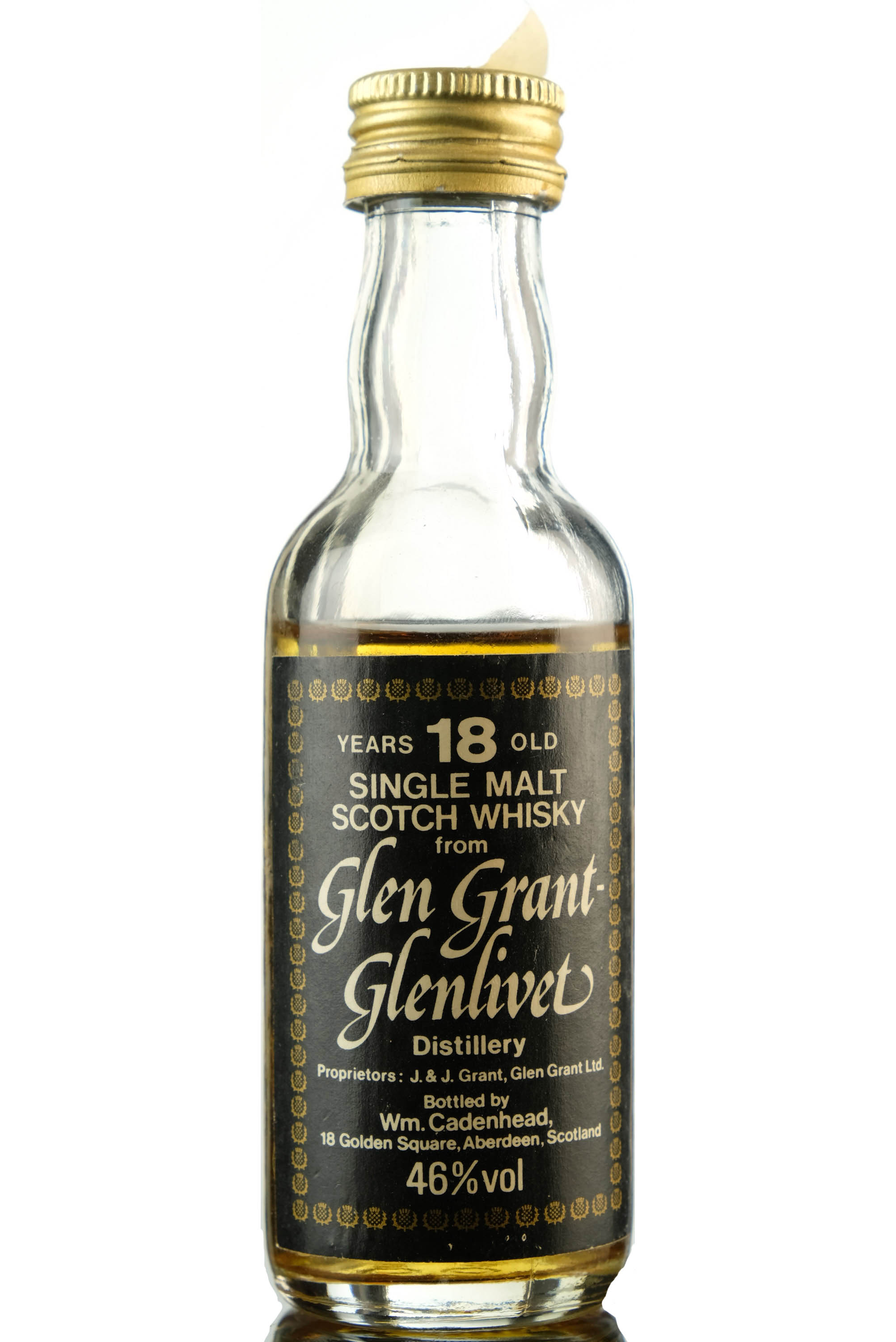 Glen Grant-Glenlivet 18 Year Old - Cadenhead Miniature