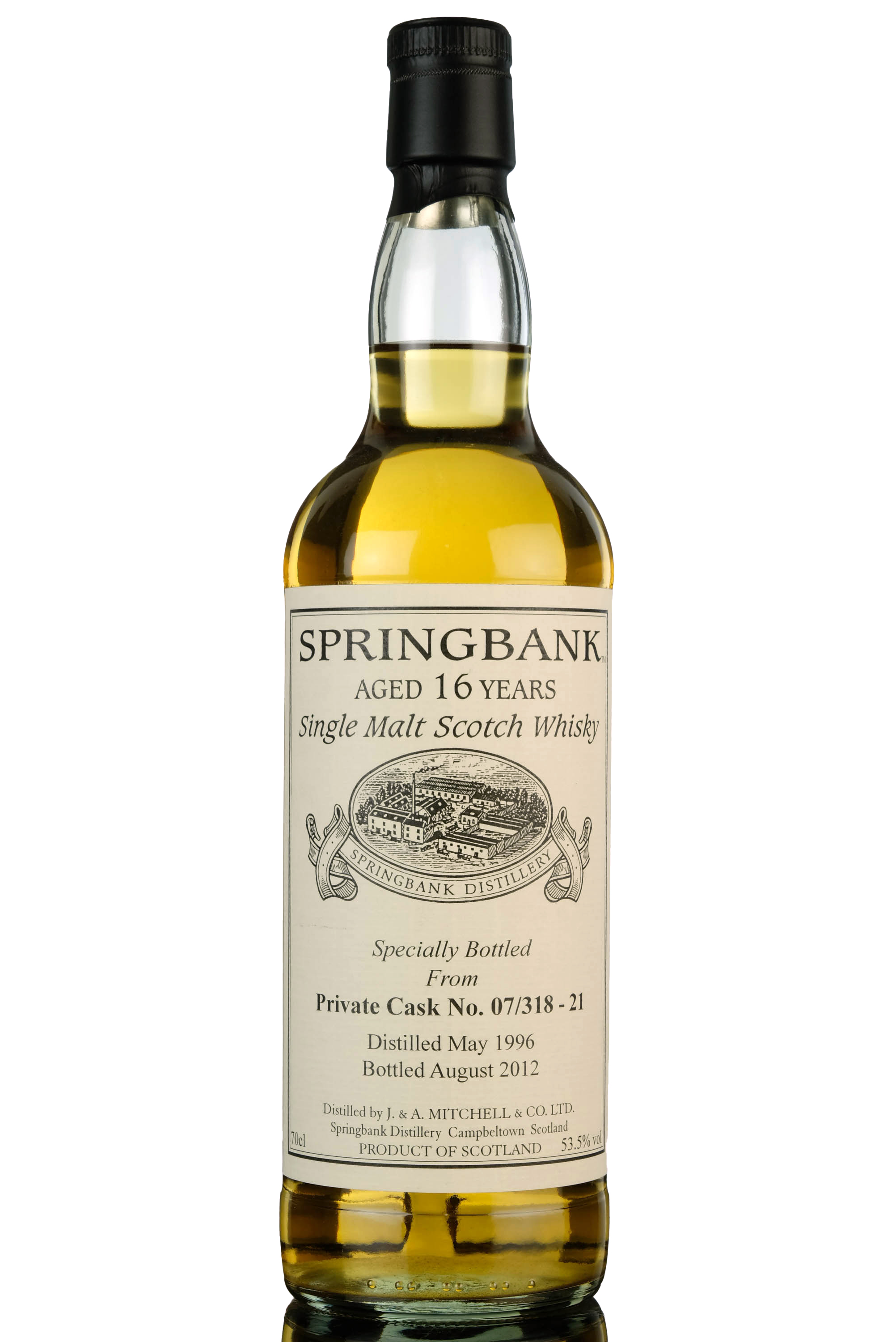 Springbank 1996-2012 - 16 Year Old - Private Single Cask 07/318-21