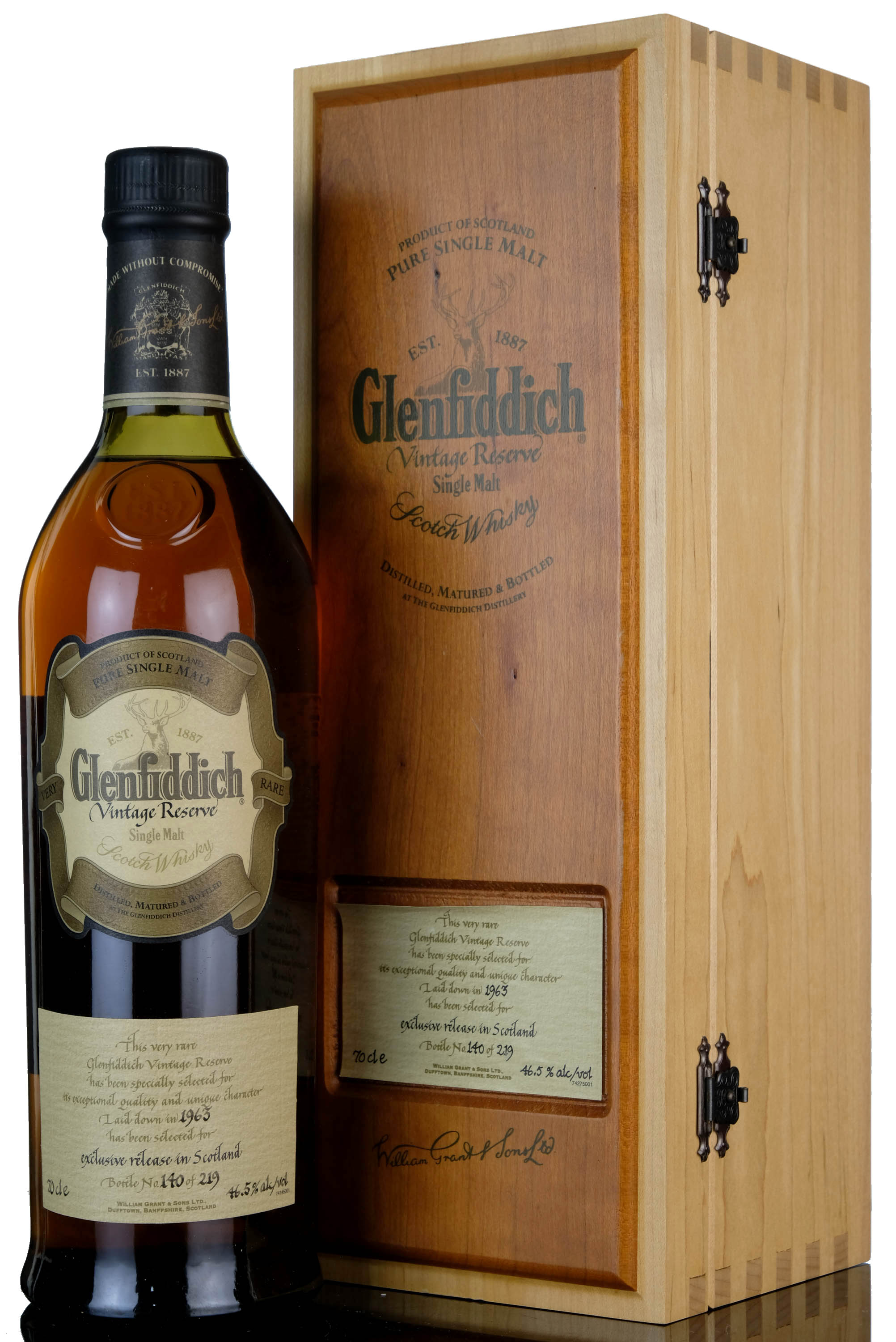 Glenfiddich 1963 - Vintage Reserve - Single Cask 12730 - Scotland Exclusive