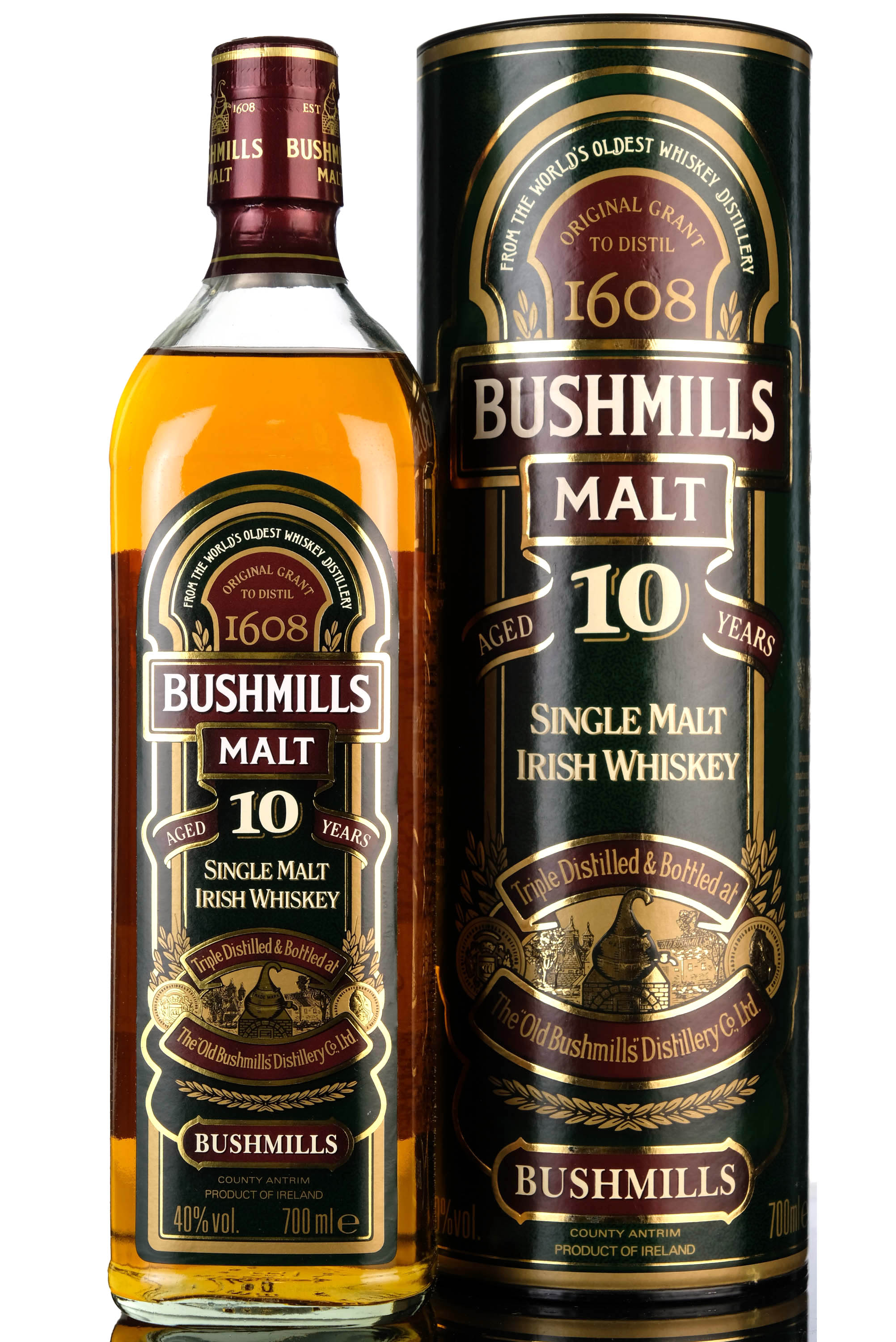 Bushmills 10 Year Old - Irish Whiskey