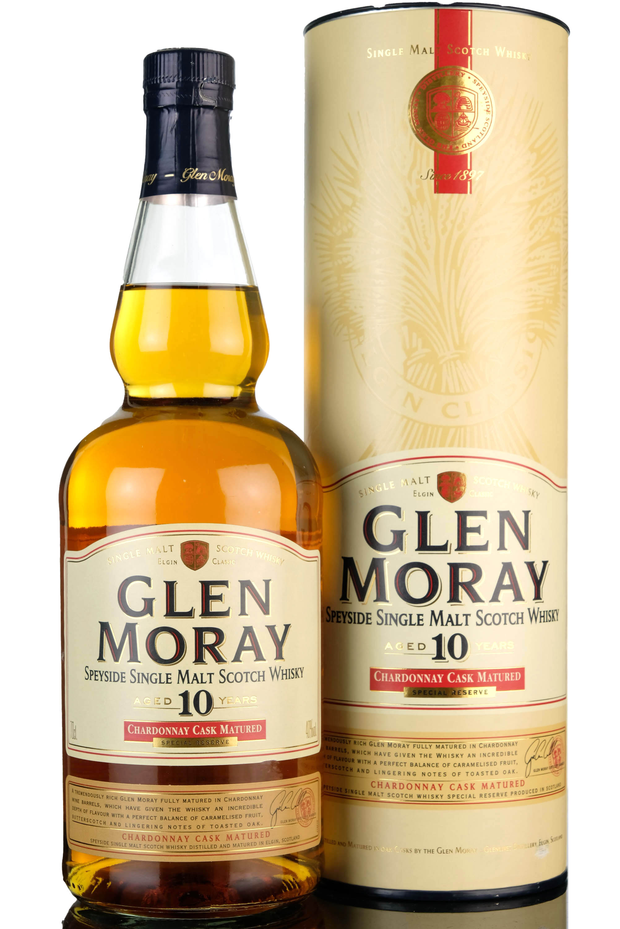 Glen Moray 10 Year Old - Chardonnay Casks