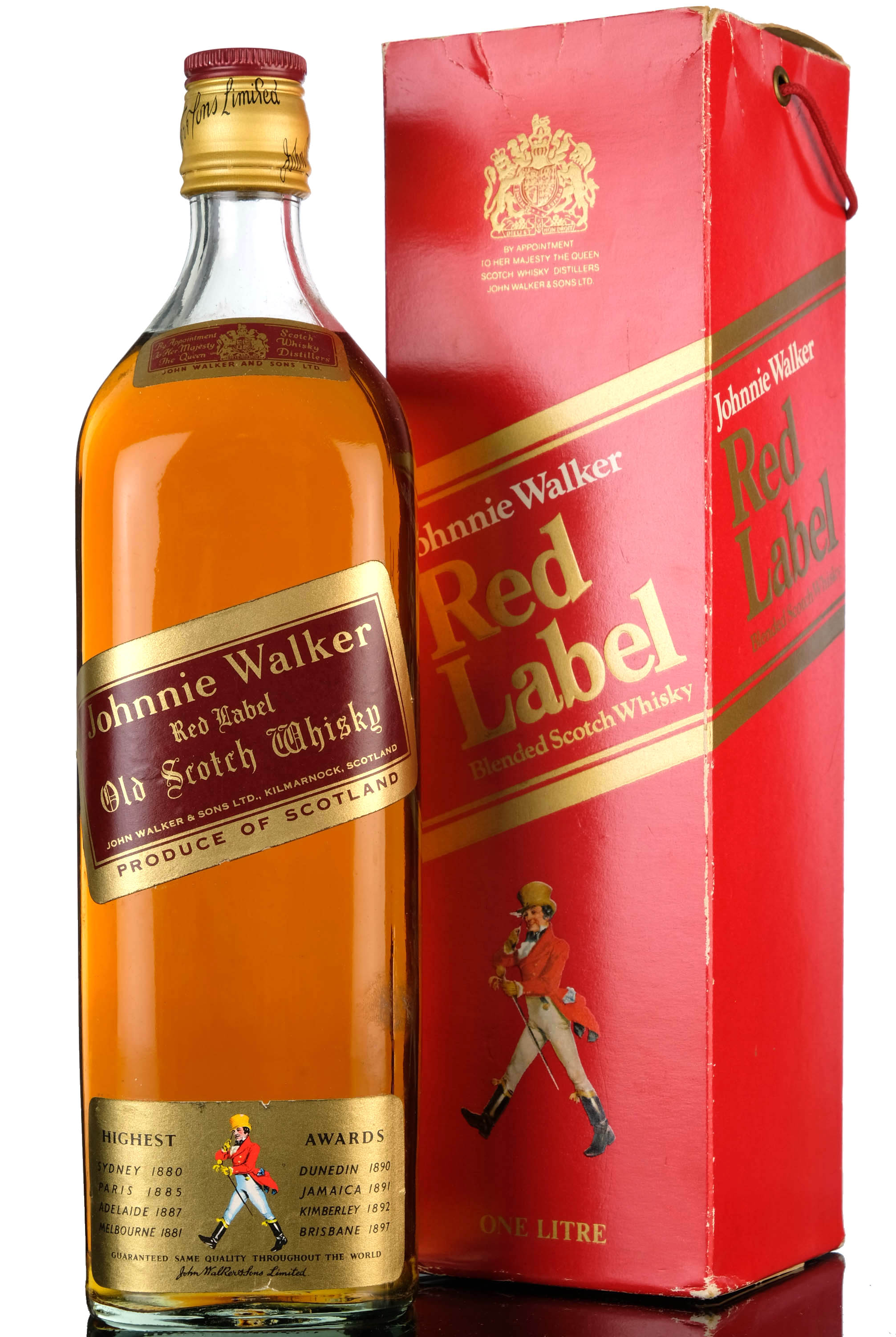 Johnnie Walker Red Label - 1980s - 1 Litre