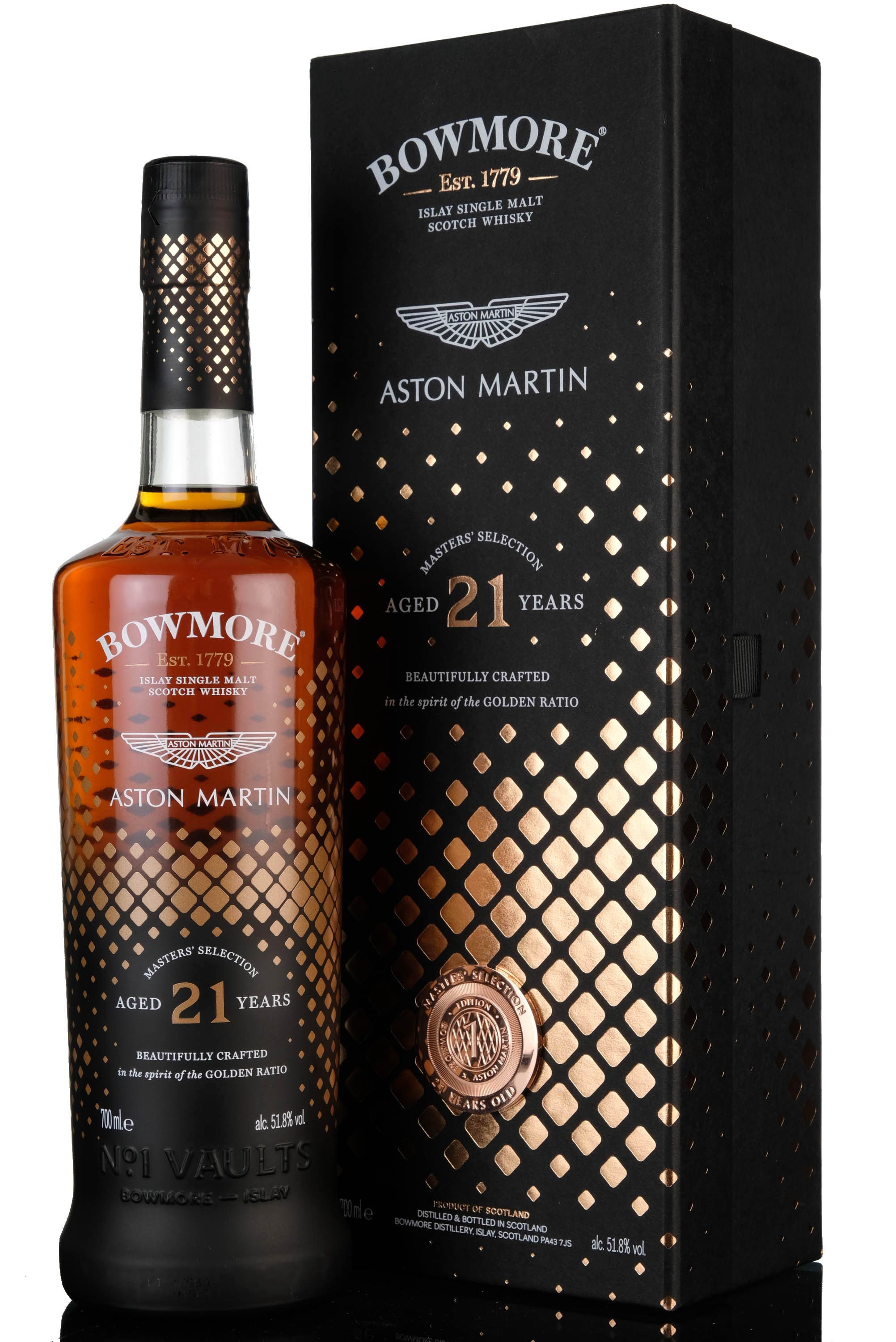 Bowmore 21 Year Old - Masters Selection Edition 1 - Aston Martin