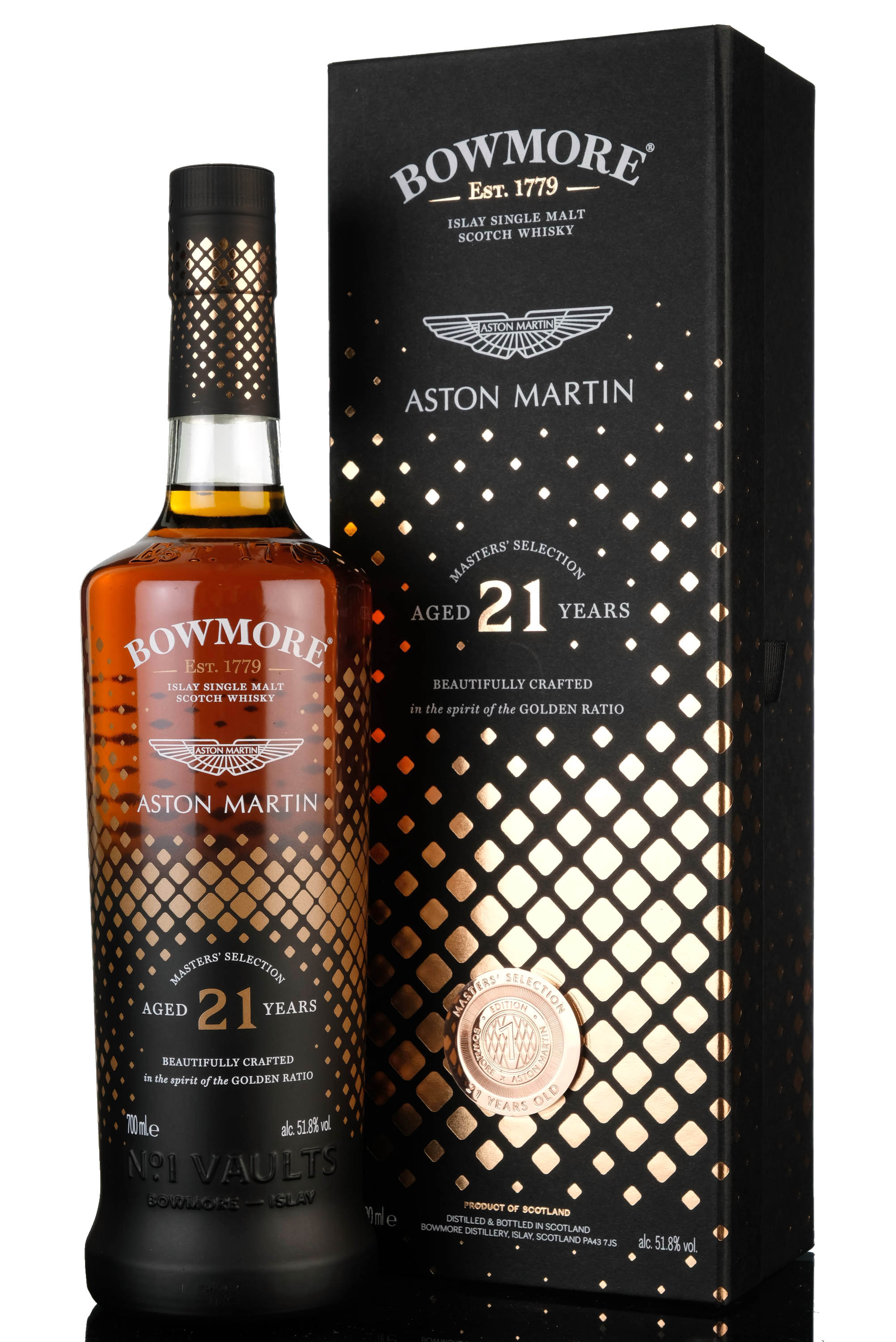 Bowmore 21 Year Old - Masters Selection Edition 1 - Aston Martin