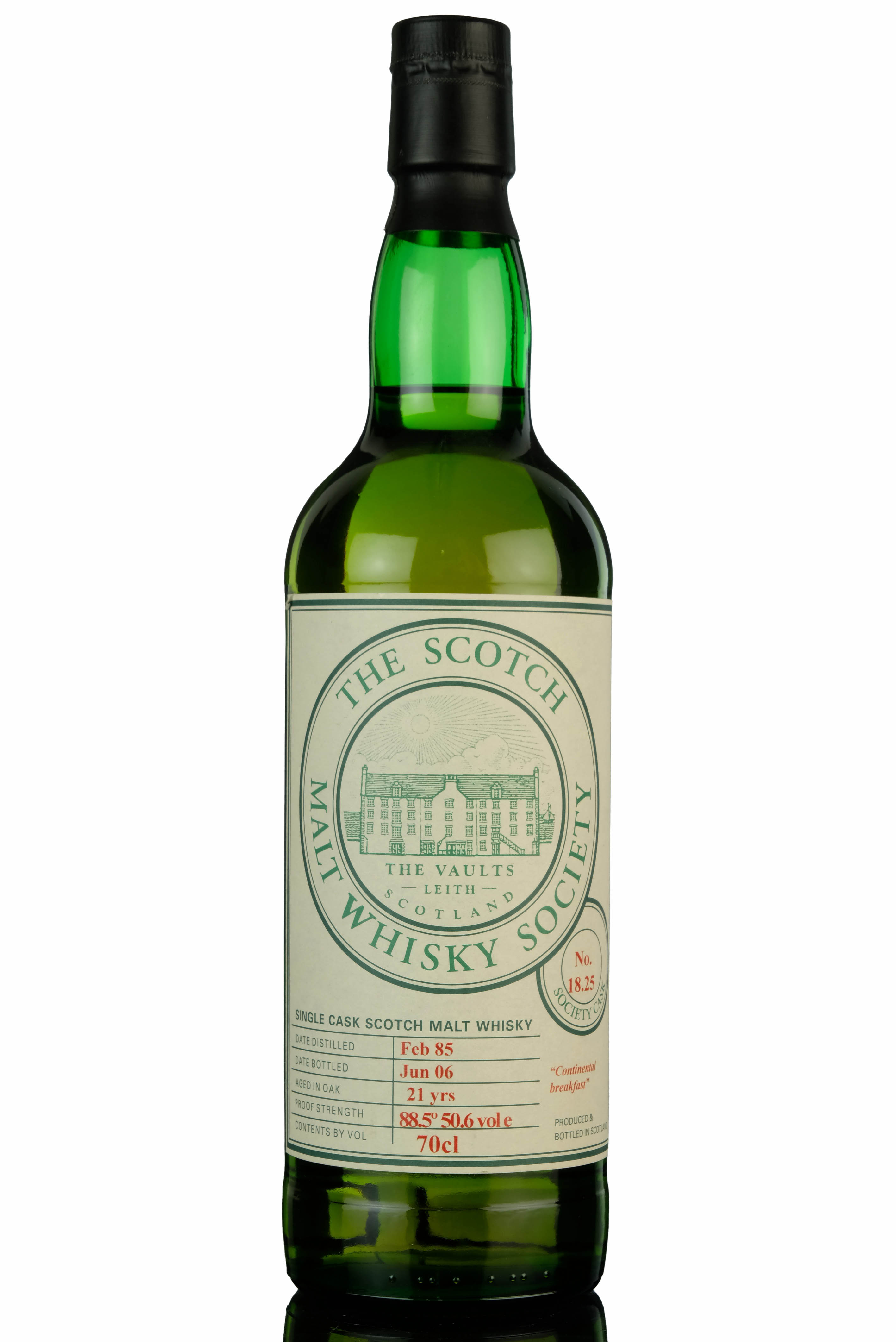 Inchgower 1985-2006 - 21 Year Old - SMWS 18.25 - Continental breakfast