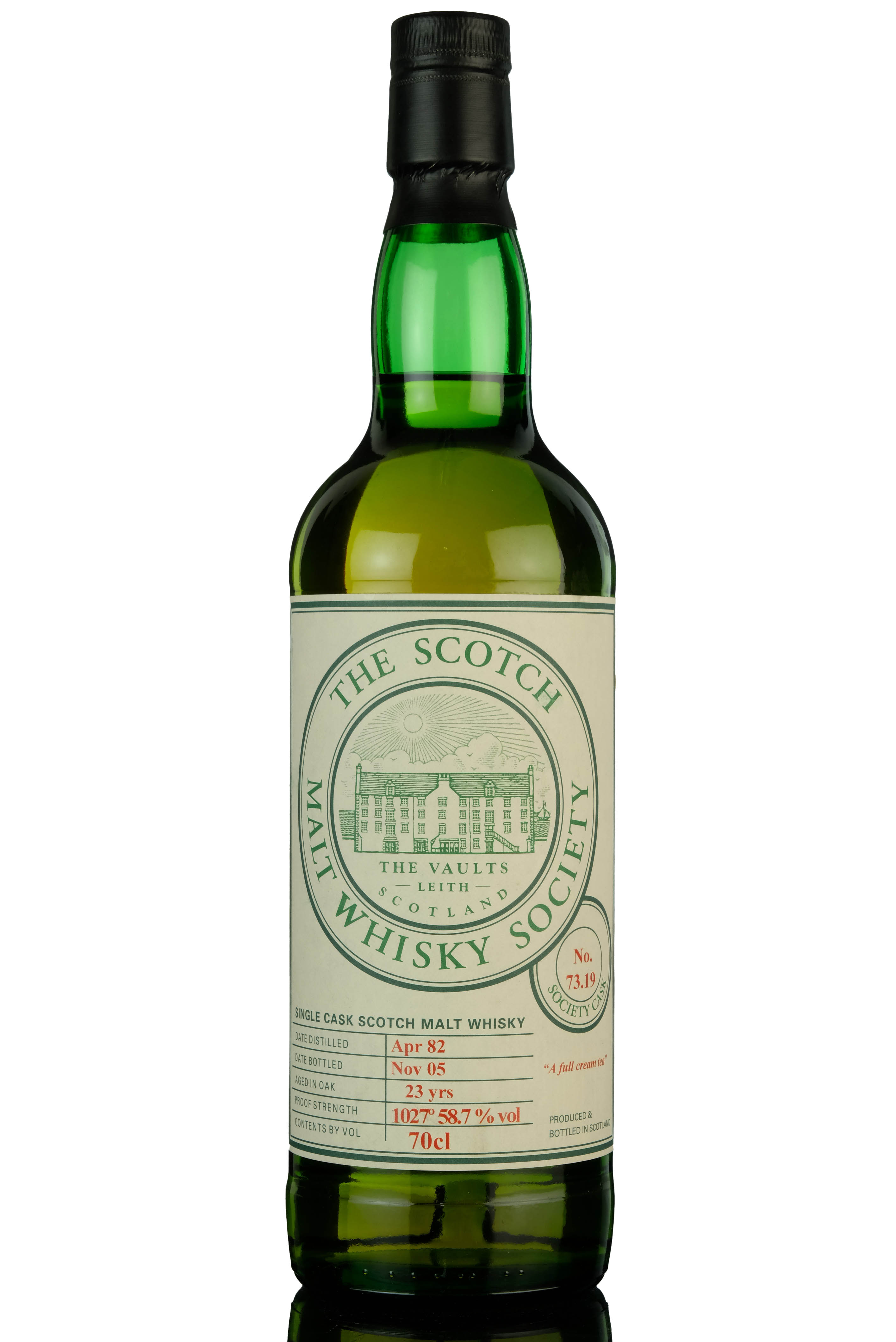 Aultmore 1982-2005 - 23 Year Old - SMWS 73.19 - A full Cream Tea