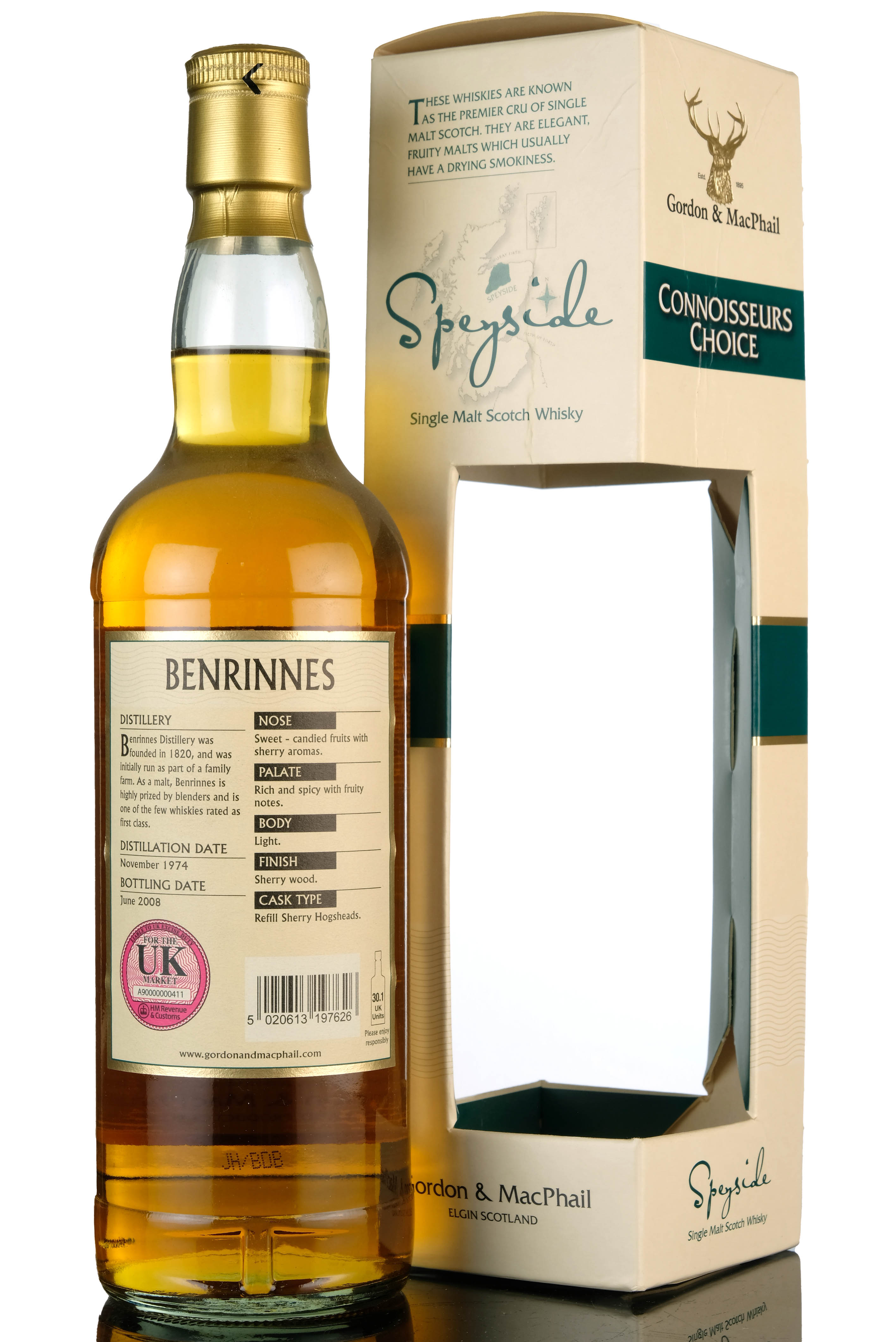 Benrinnes 1974-2008 - Connoisseurs Choice