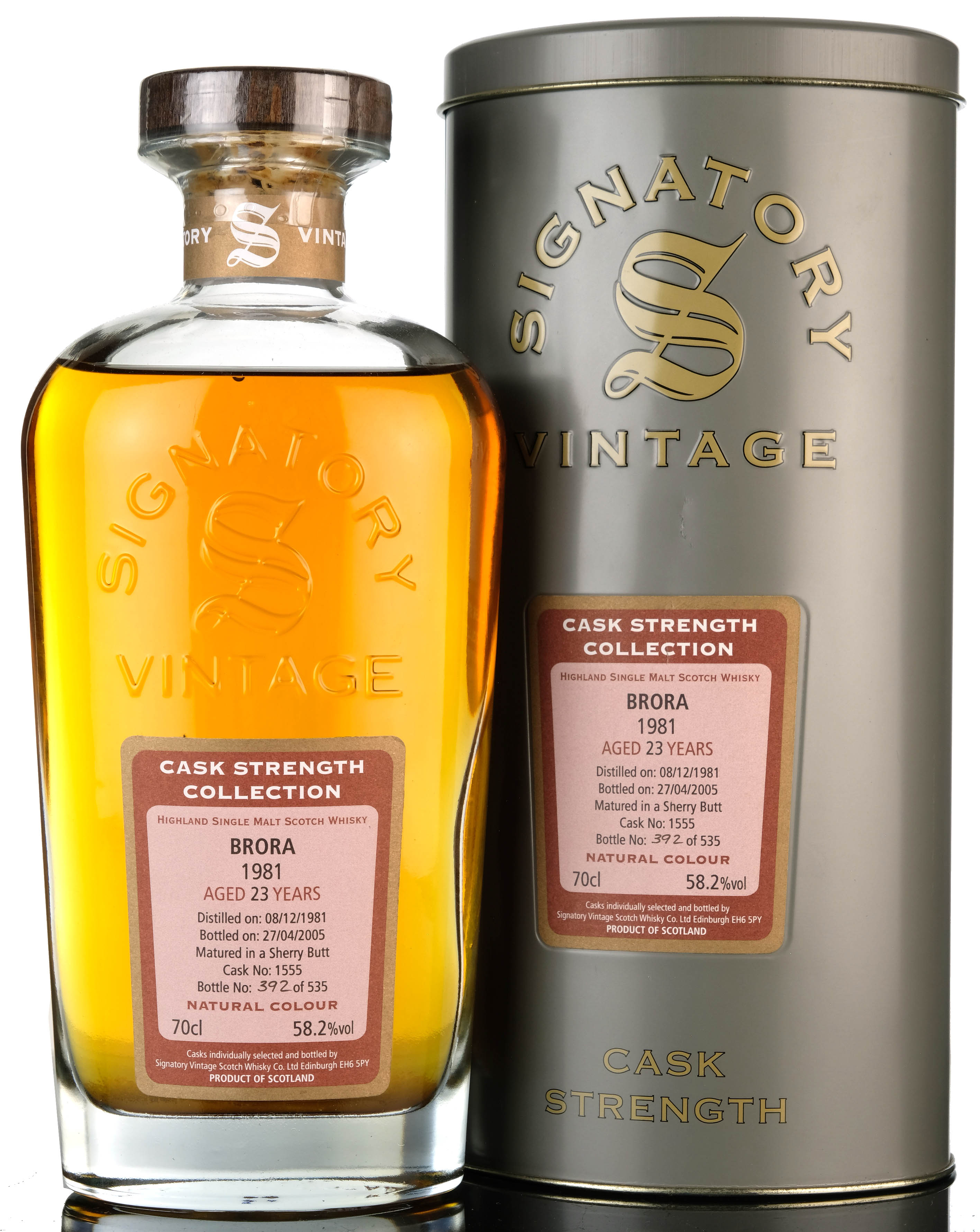 Brora 1981-2005 - 23 Year Old - Signatory Vintage - Single Cask 1555