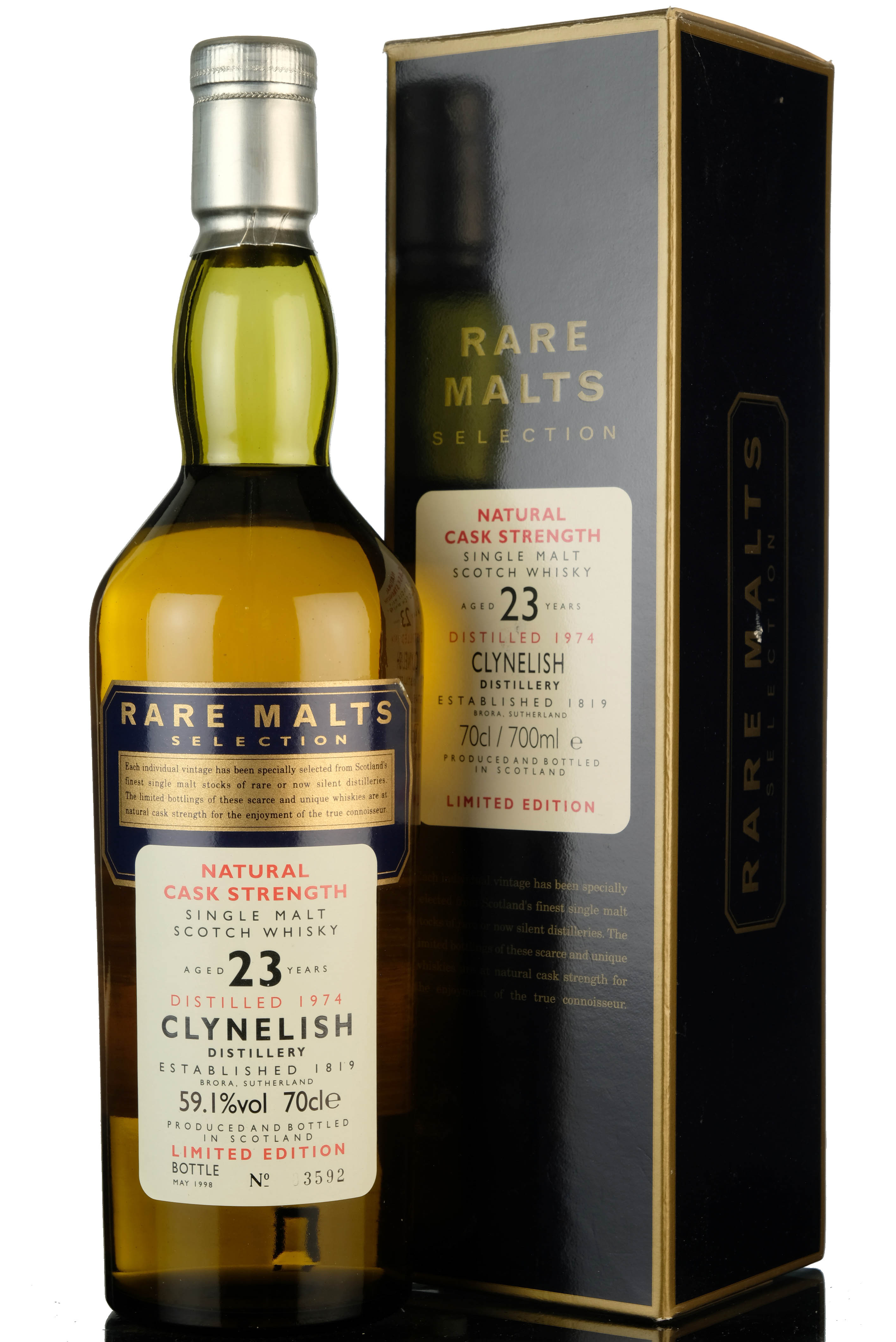 Clynelish 1974-1998 - 23 Year Old - Rare Malts 59.1%