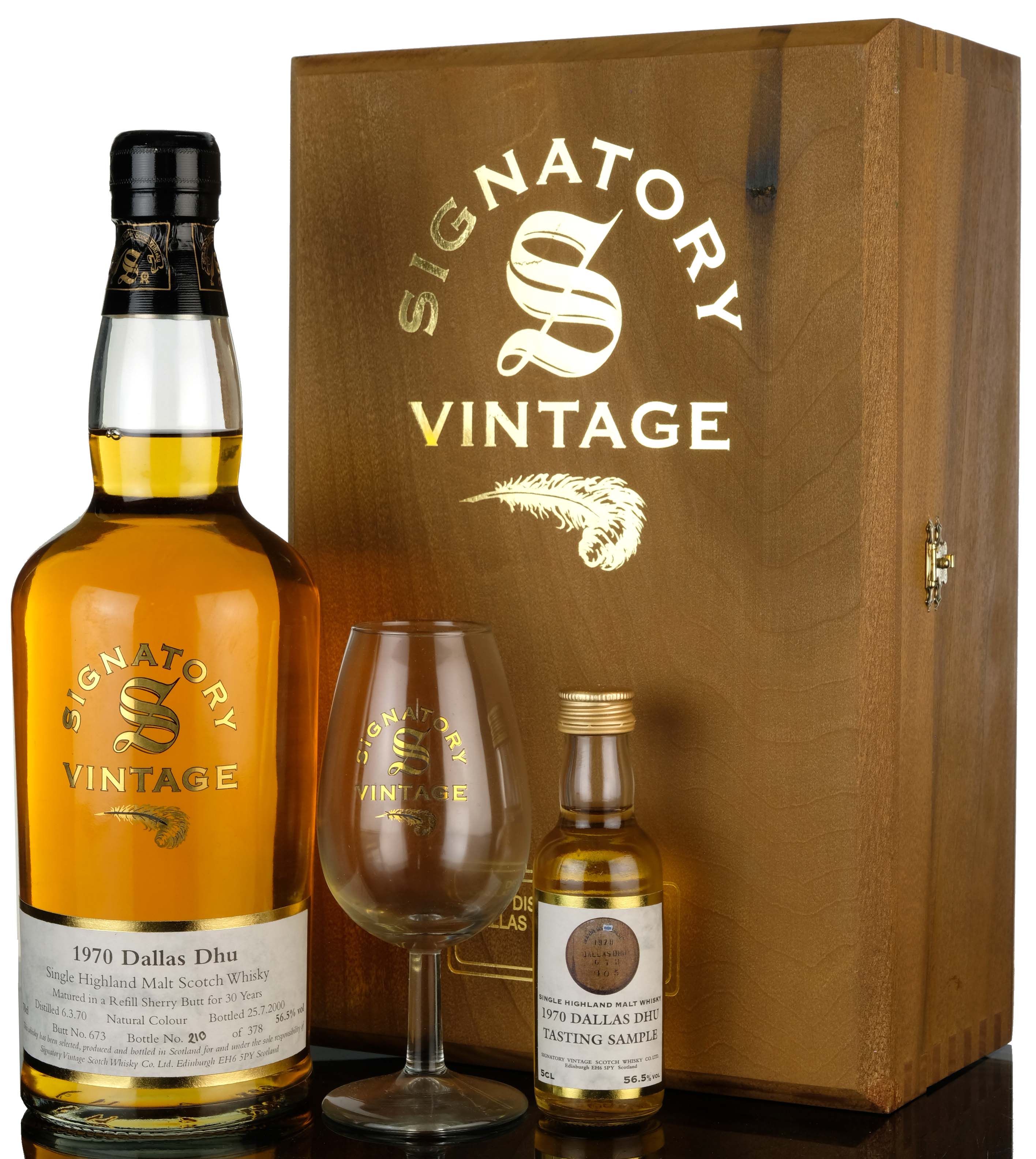 Dallas Dhu 1970-2000 - 30 Year Old - Signatory Vintage - Single Cask 673