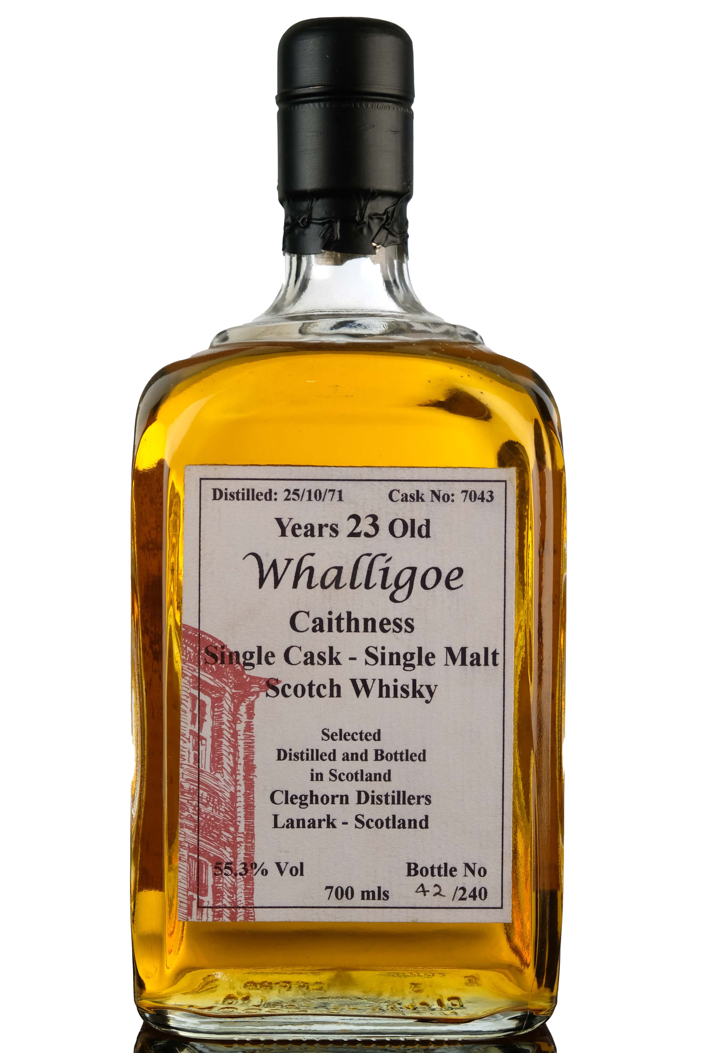 Old Pulteney 1971 - 23 Year Old - Whalligoe - The Whisky Connoisseur - Single Cask 7043