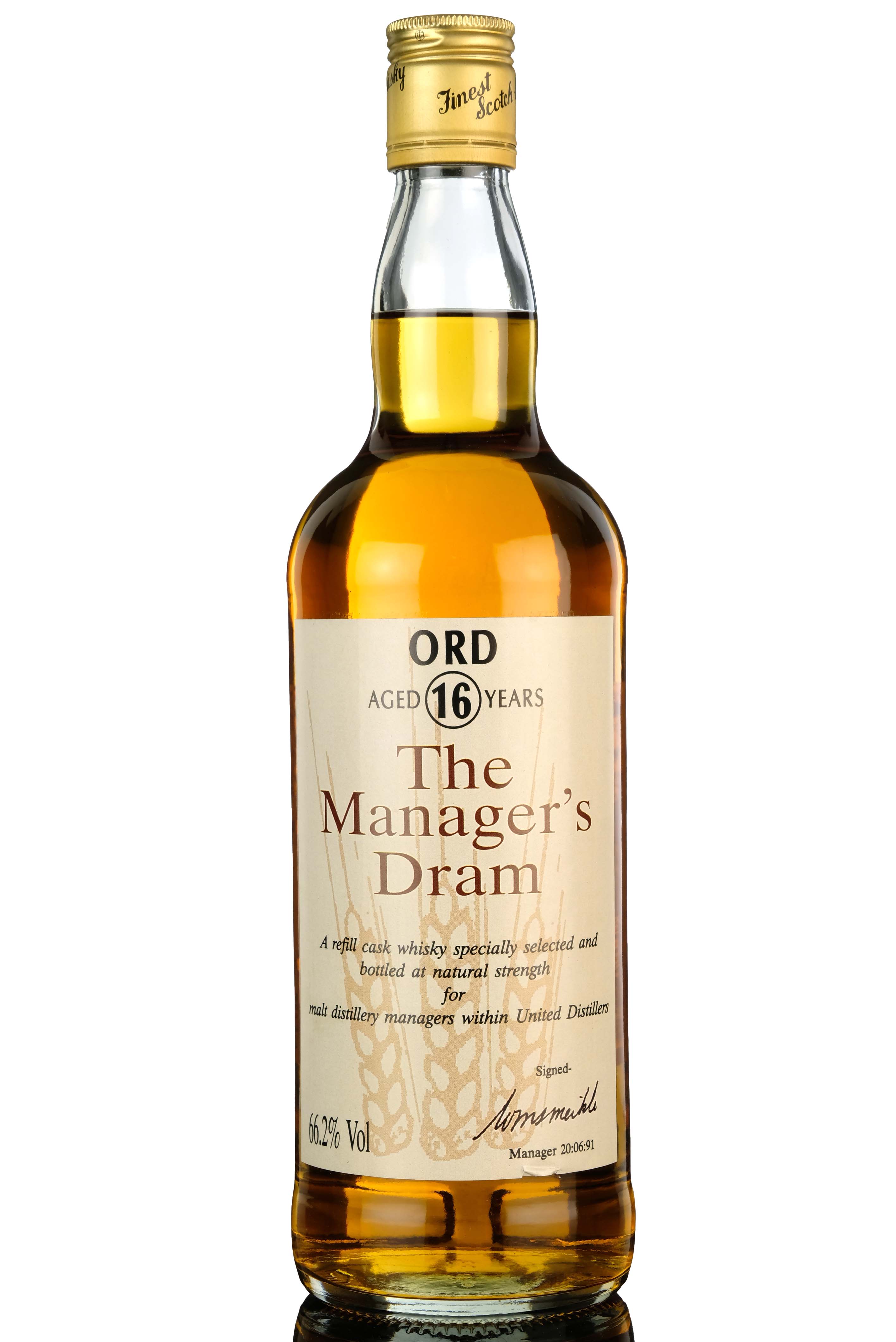 Ord 16 Year Old - Managers Dram 1991