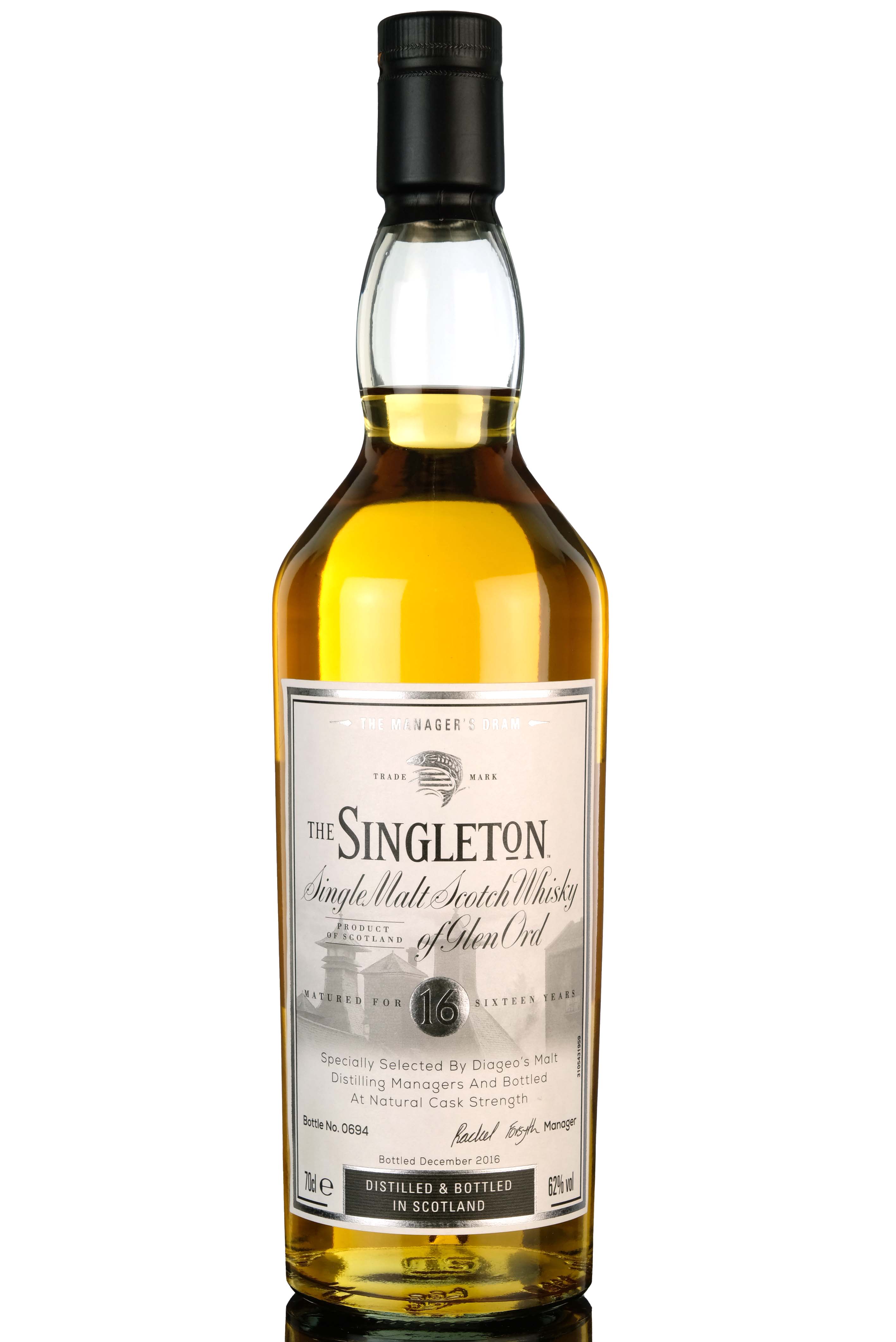 Singleton Of Glen Ord 16 Year Old - Managers Dram 2016