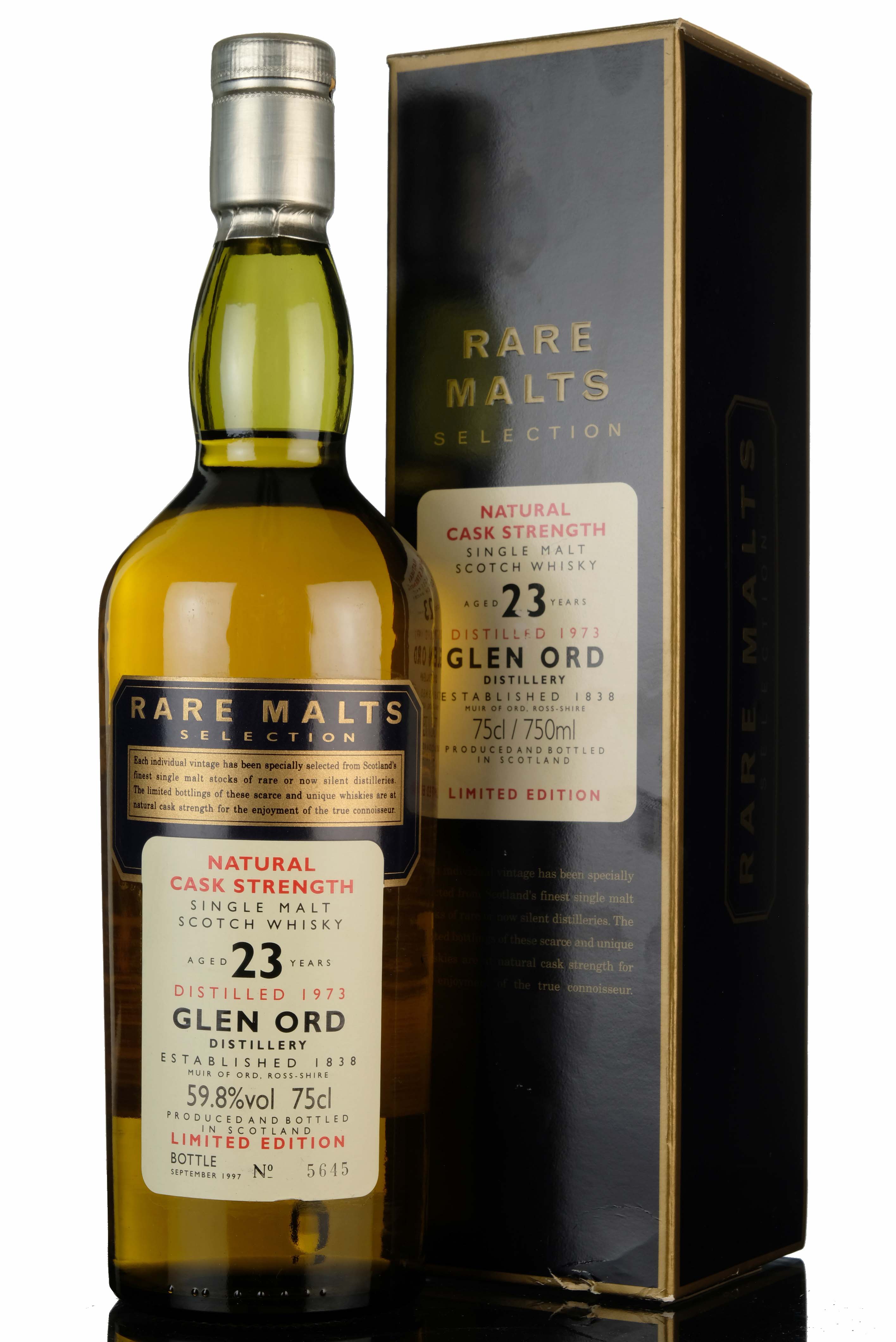 Glen Ord 1973-1997 - 23 Year Old - Rare Malts 59.8%