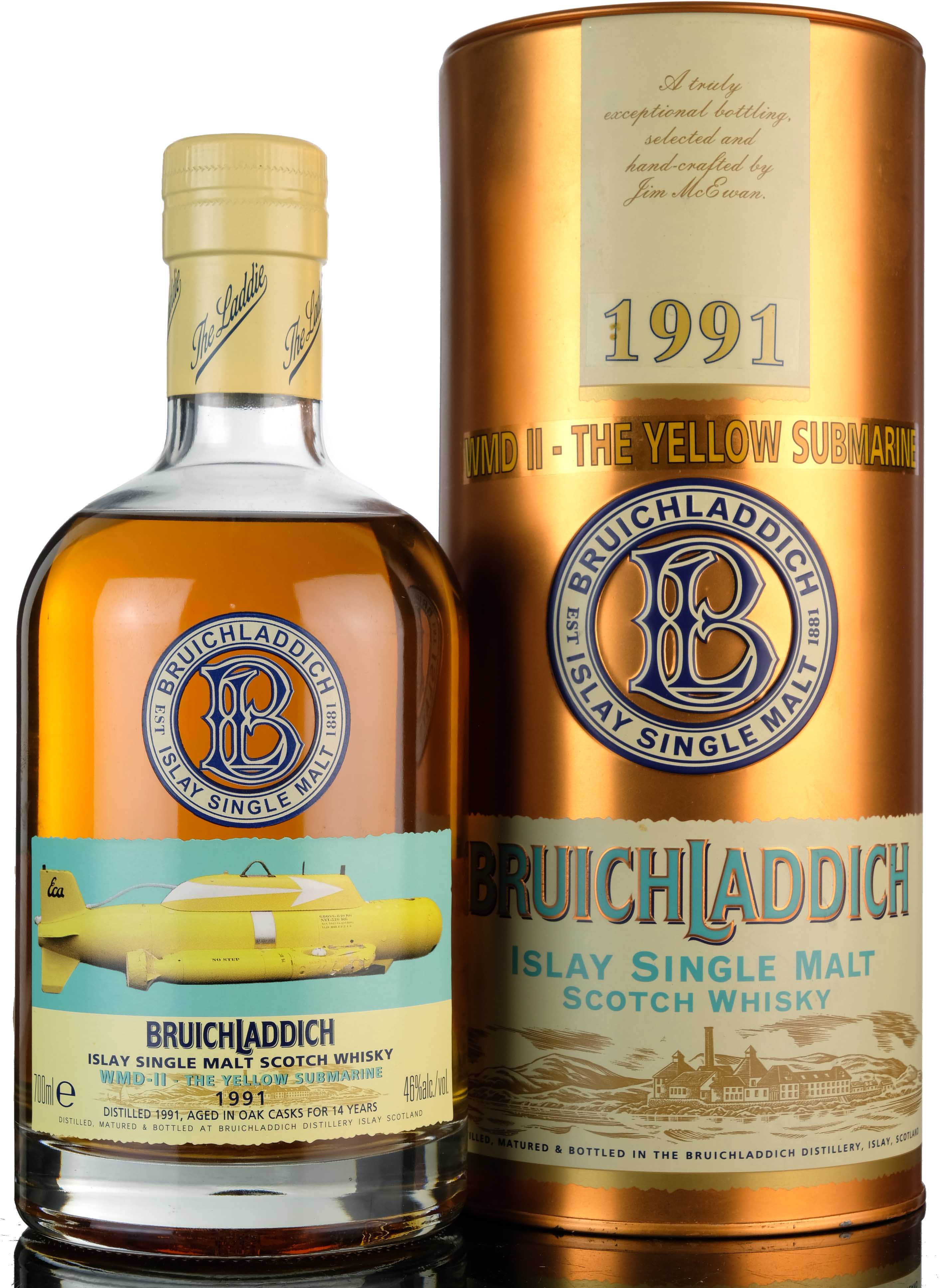 Bruichladdich 1991 - Yellow Submarine - WMD 2