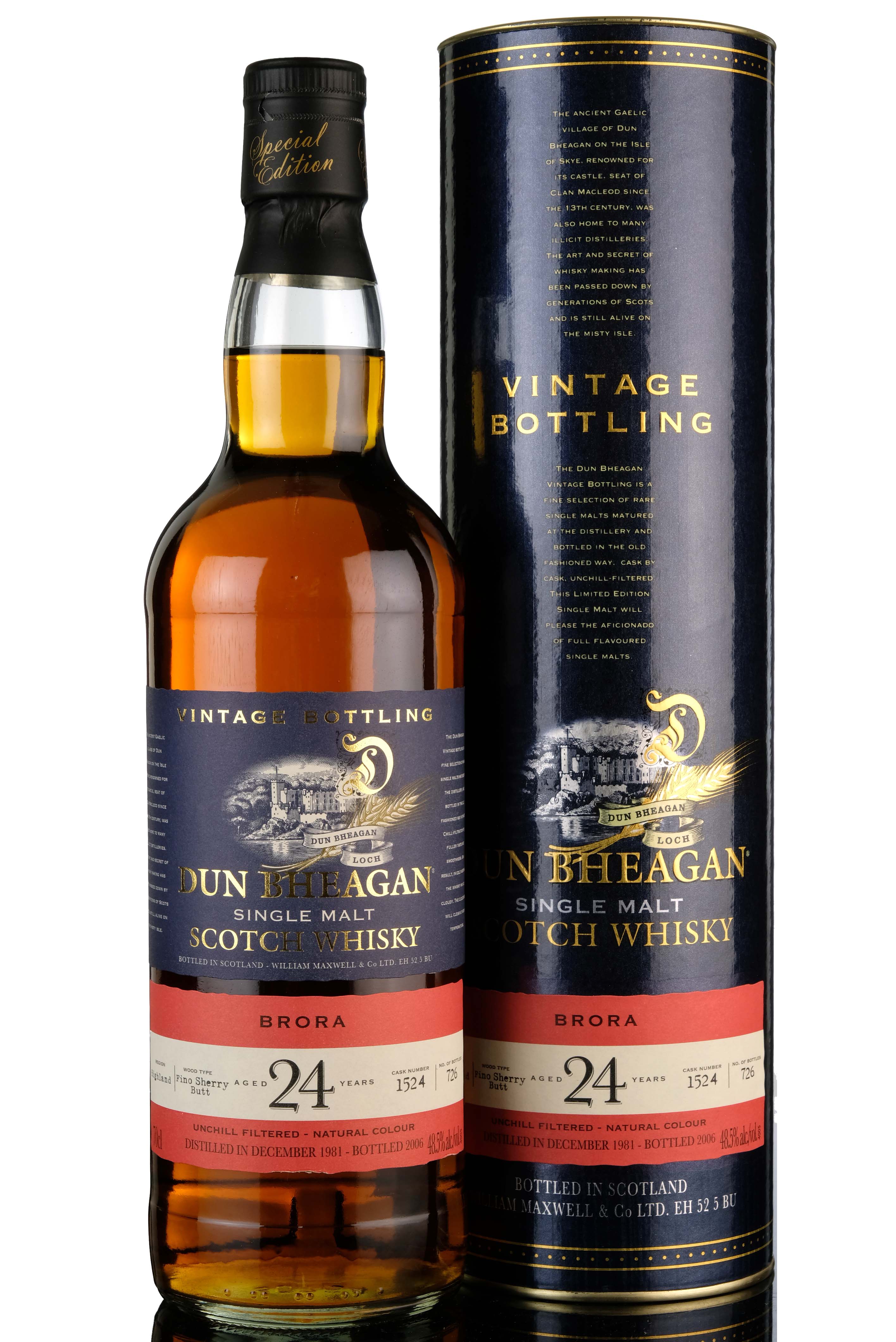 Brora 1981-2006 - 24 Year Old - Dun Bheagan