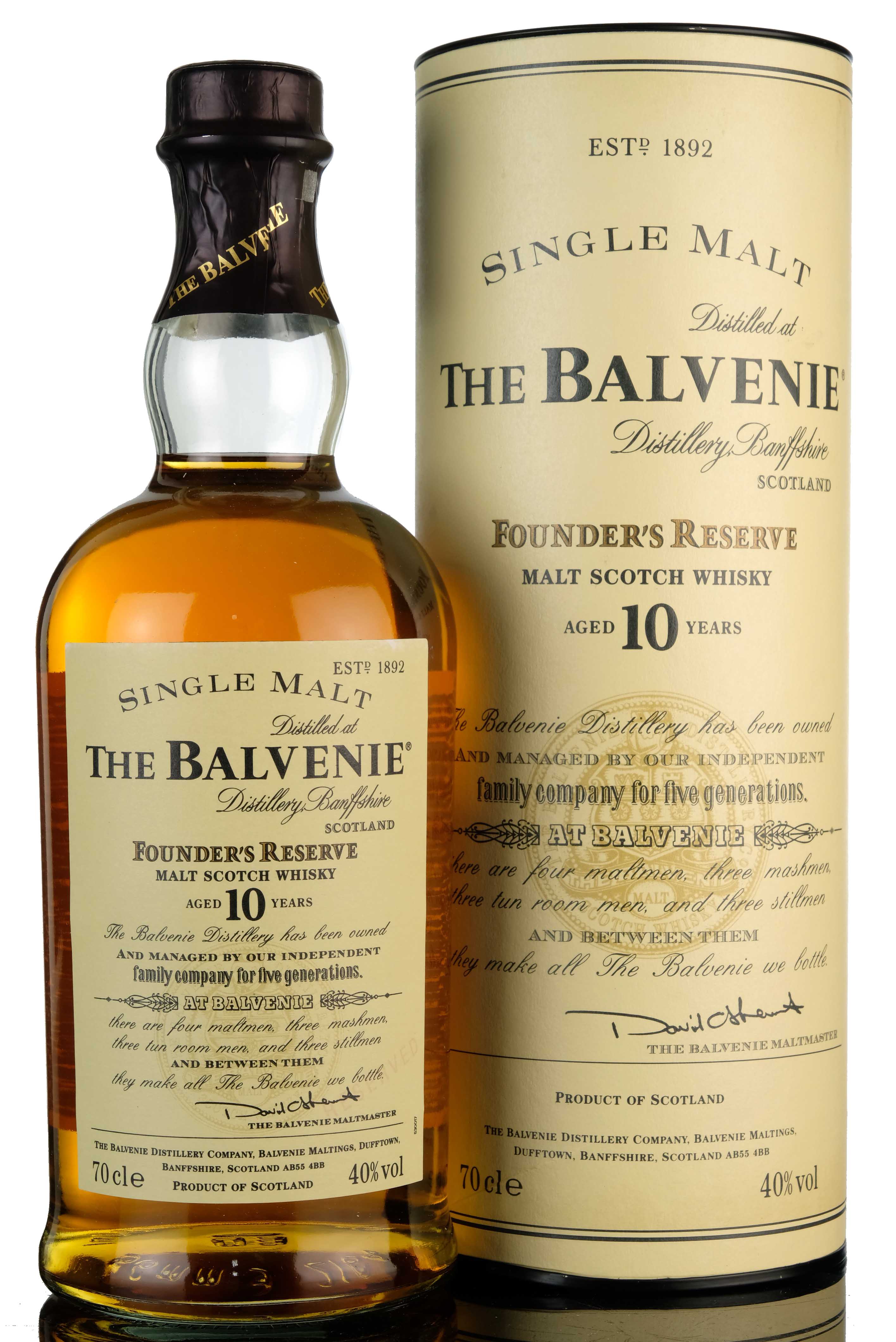 Balvenie 10 Year Old - Founders Reserve - Pre 2009