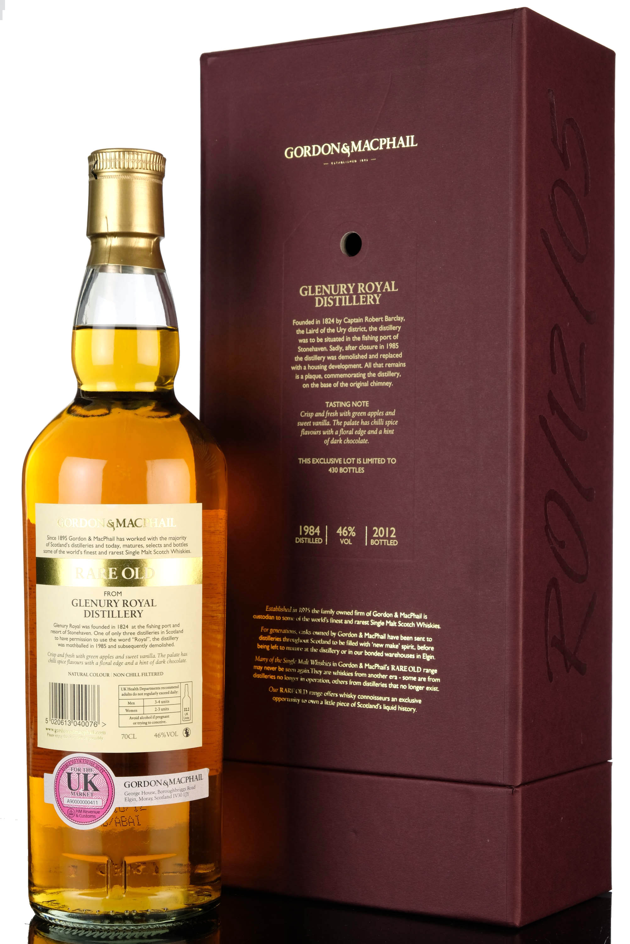 Glenury Royal 1984-2012 - Rare Old - Gordon & MacPhail - RO/12/05