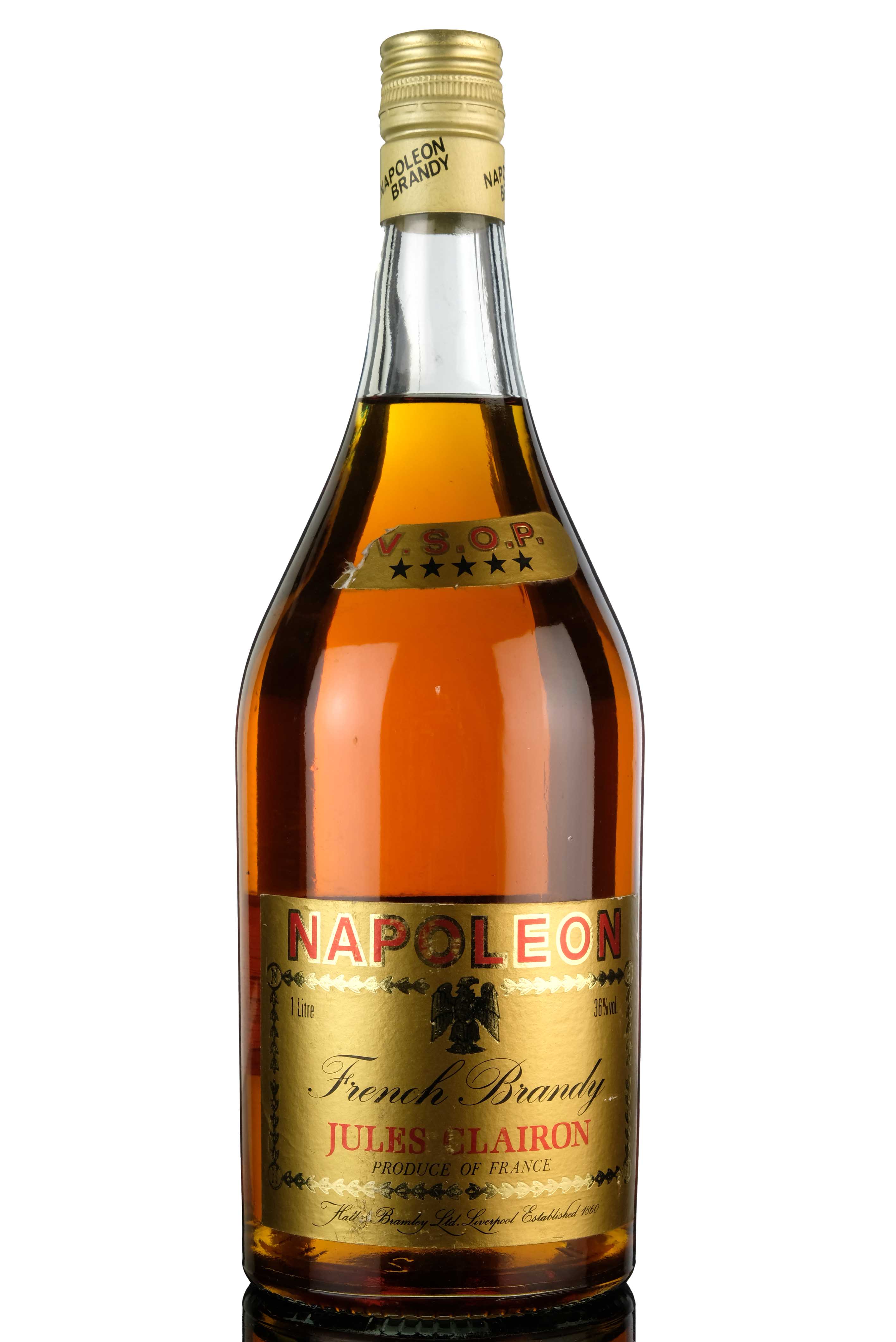 Jules Clairon Napoleon French Brandy - 1 Litre