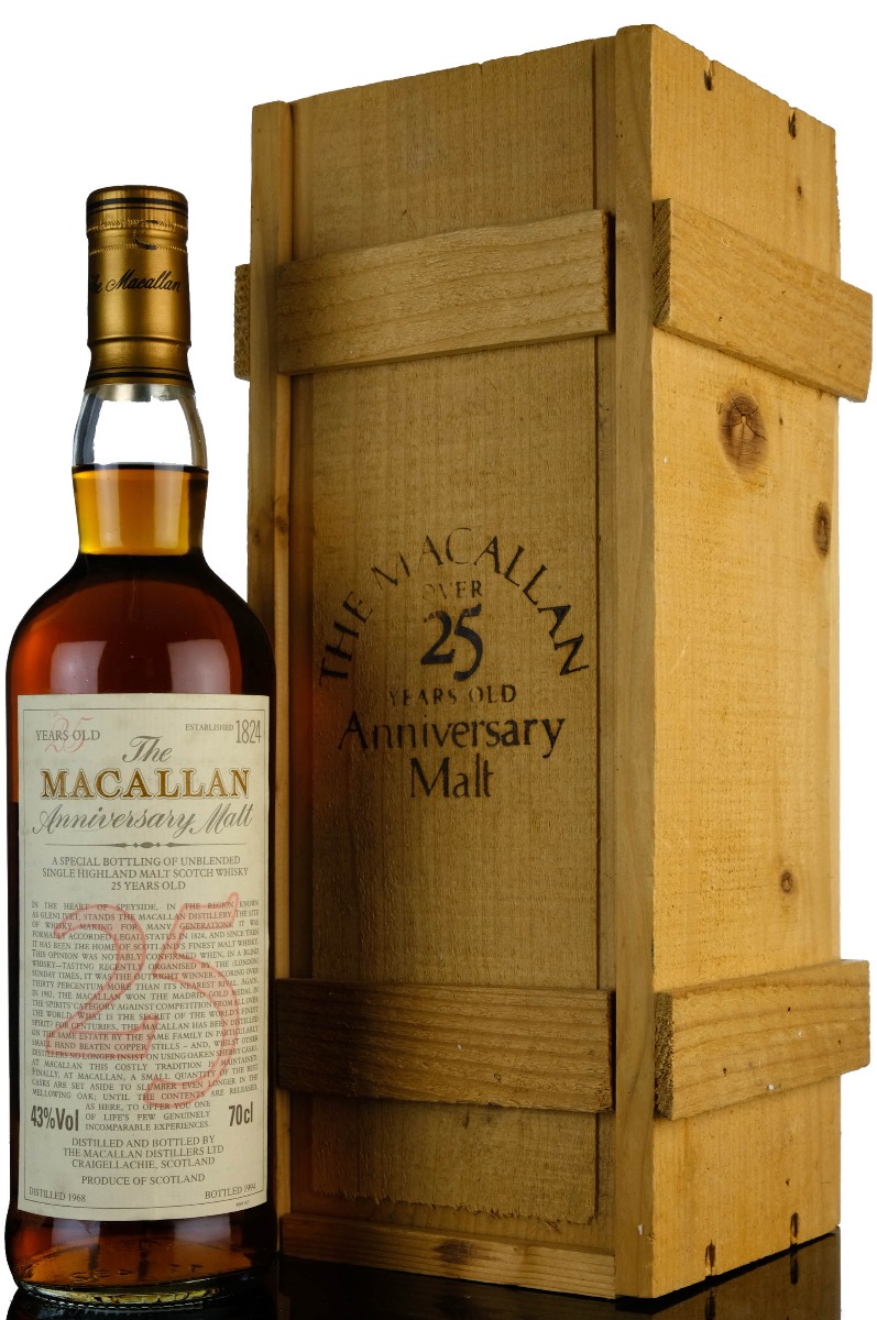 Macallan 1968-1994 - 25 Year Old Anniversary Malt