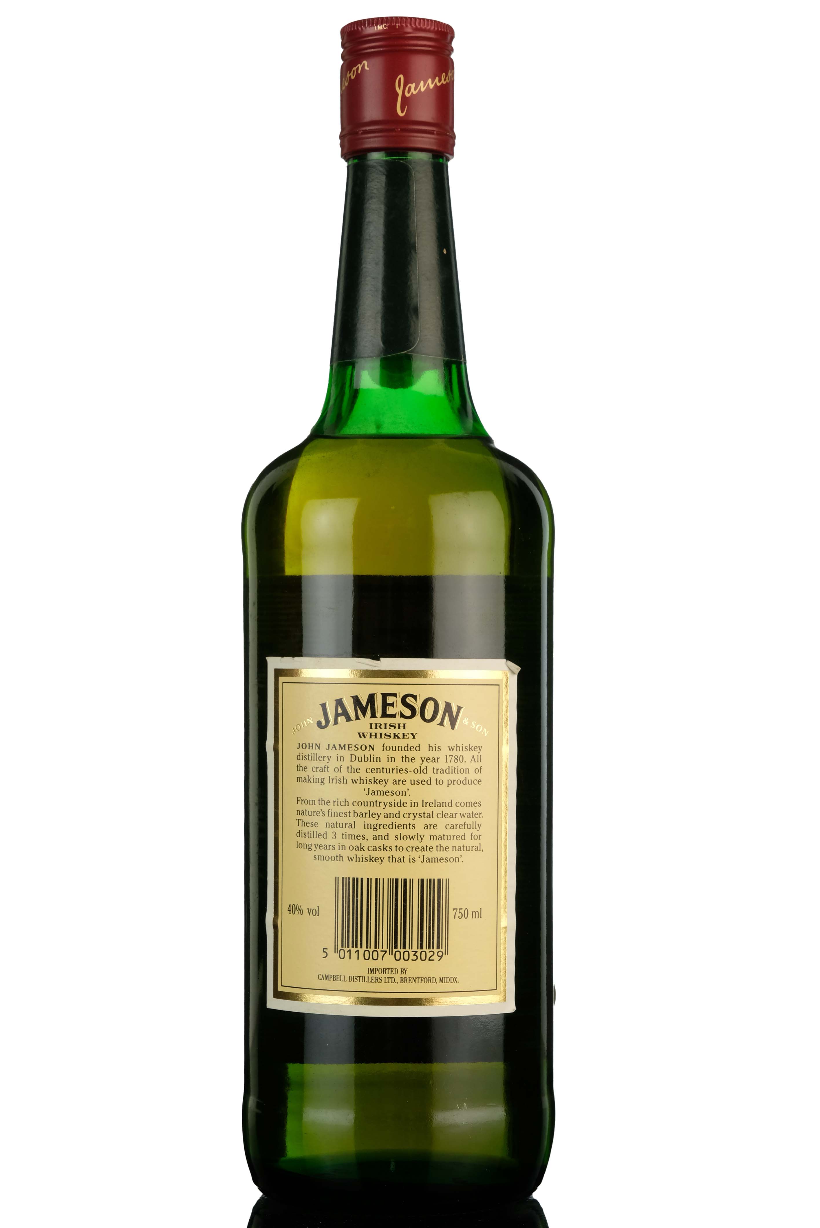 Jameson Irish Whiskey - 1980s