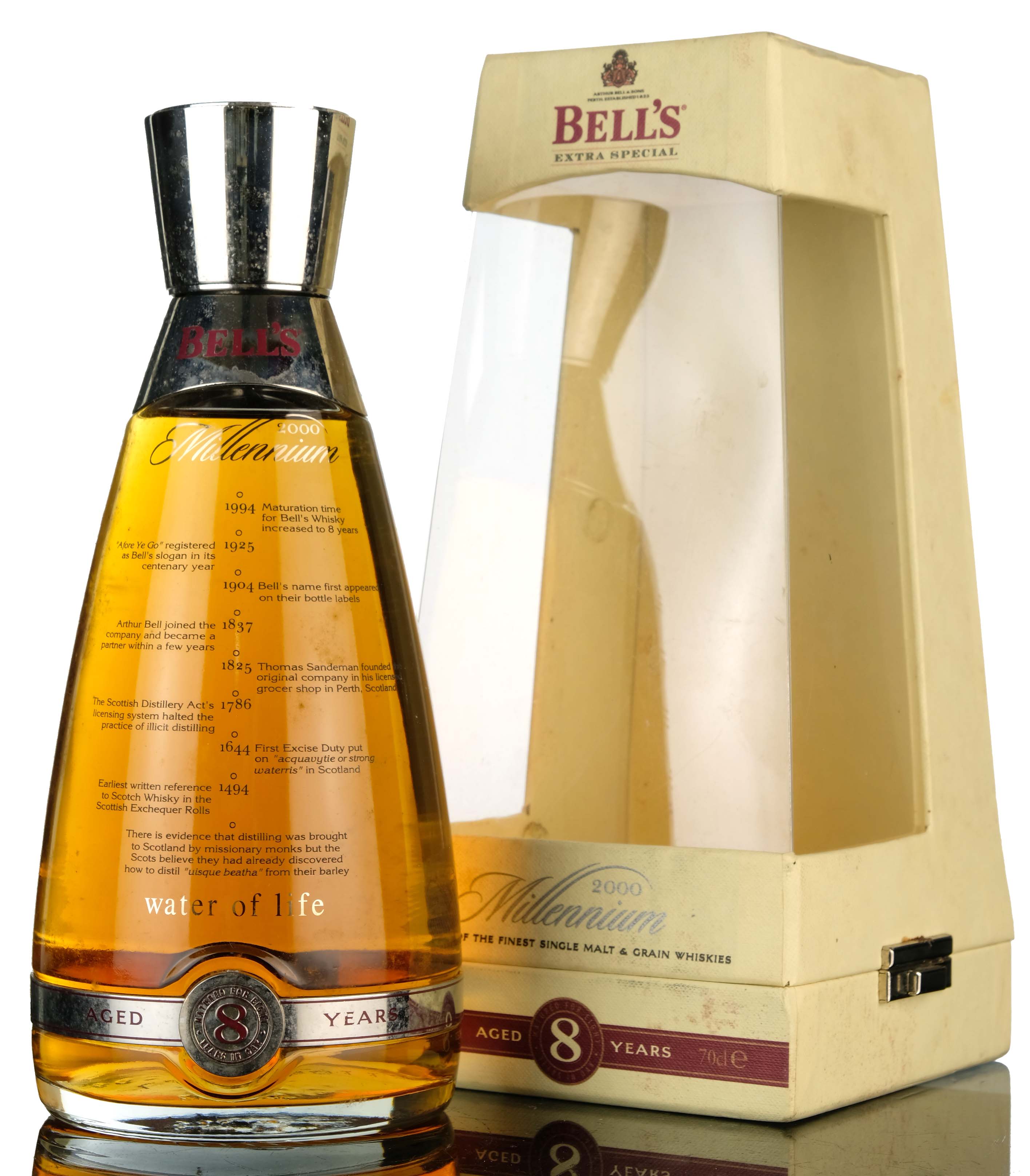 Bells 8 Year Old Extra Special - Millennium 2000 Decanter