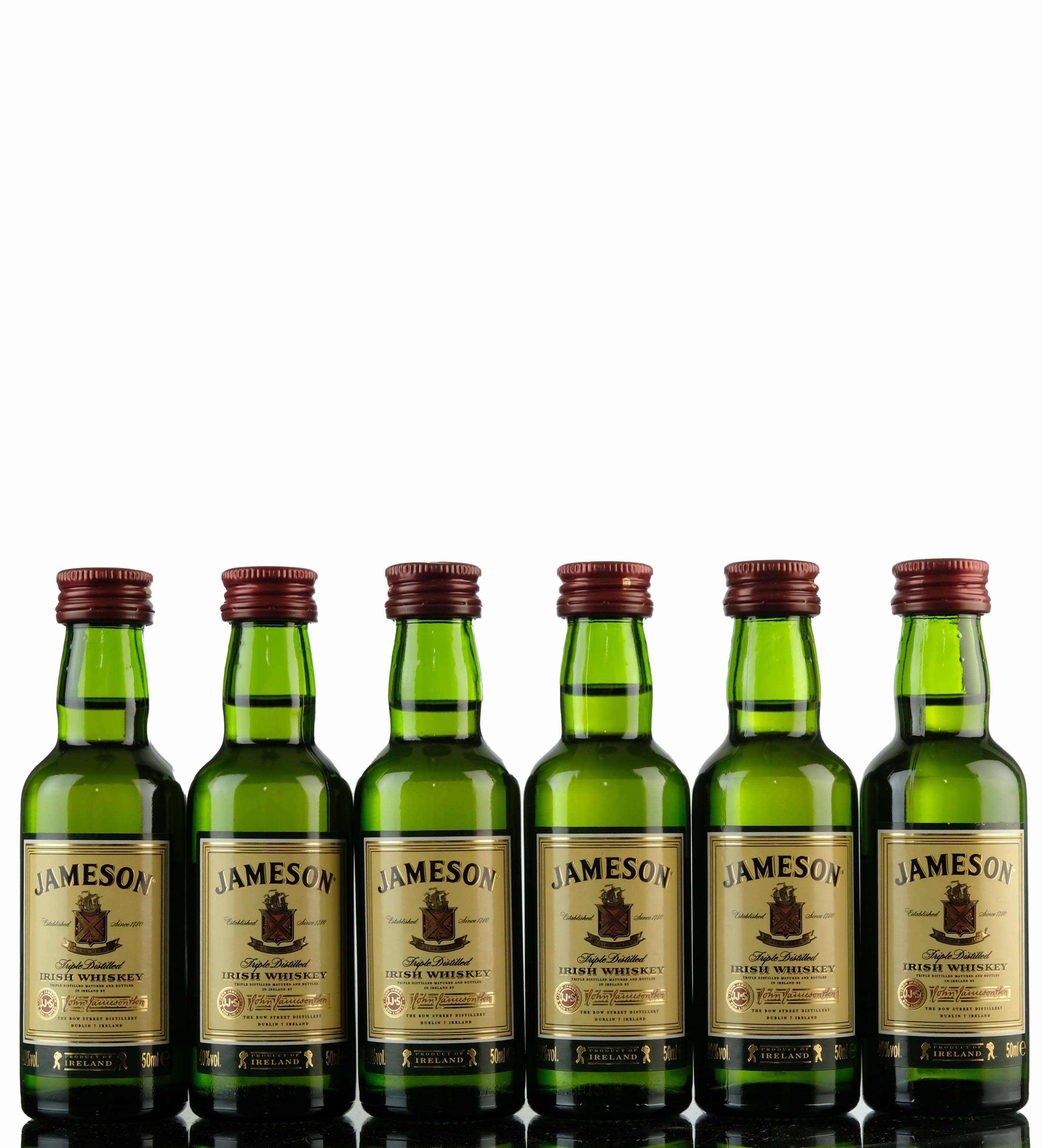6 x Jameson Irish Whiskey - Miniatures
