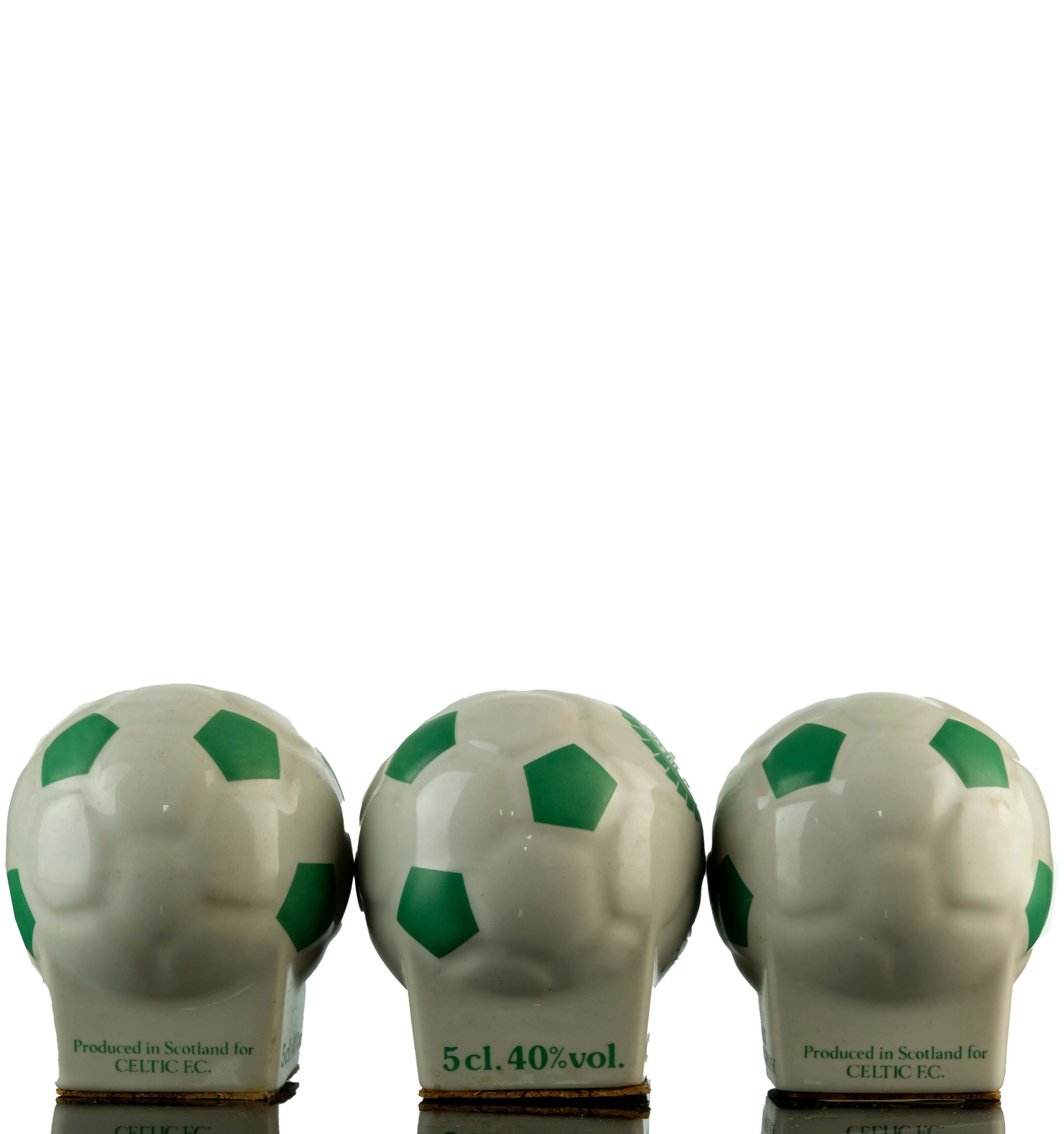 3 x Celtic FC Ceramic Miniatures
