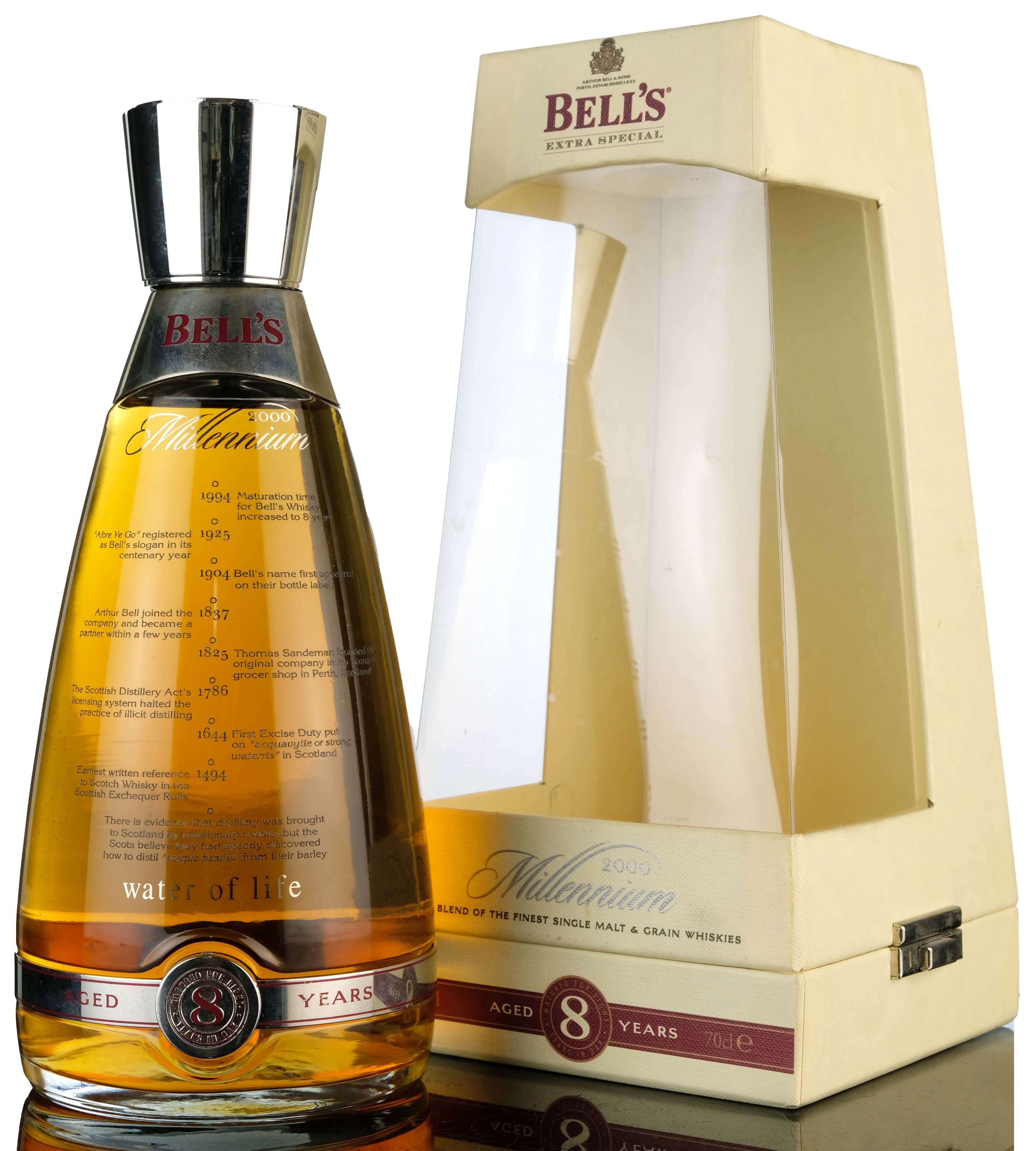Bells 8 Year Old Extra Special - Millennium 2000 Decanter