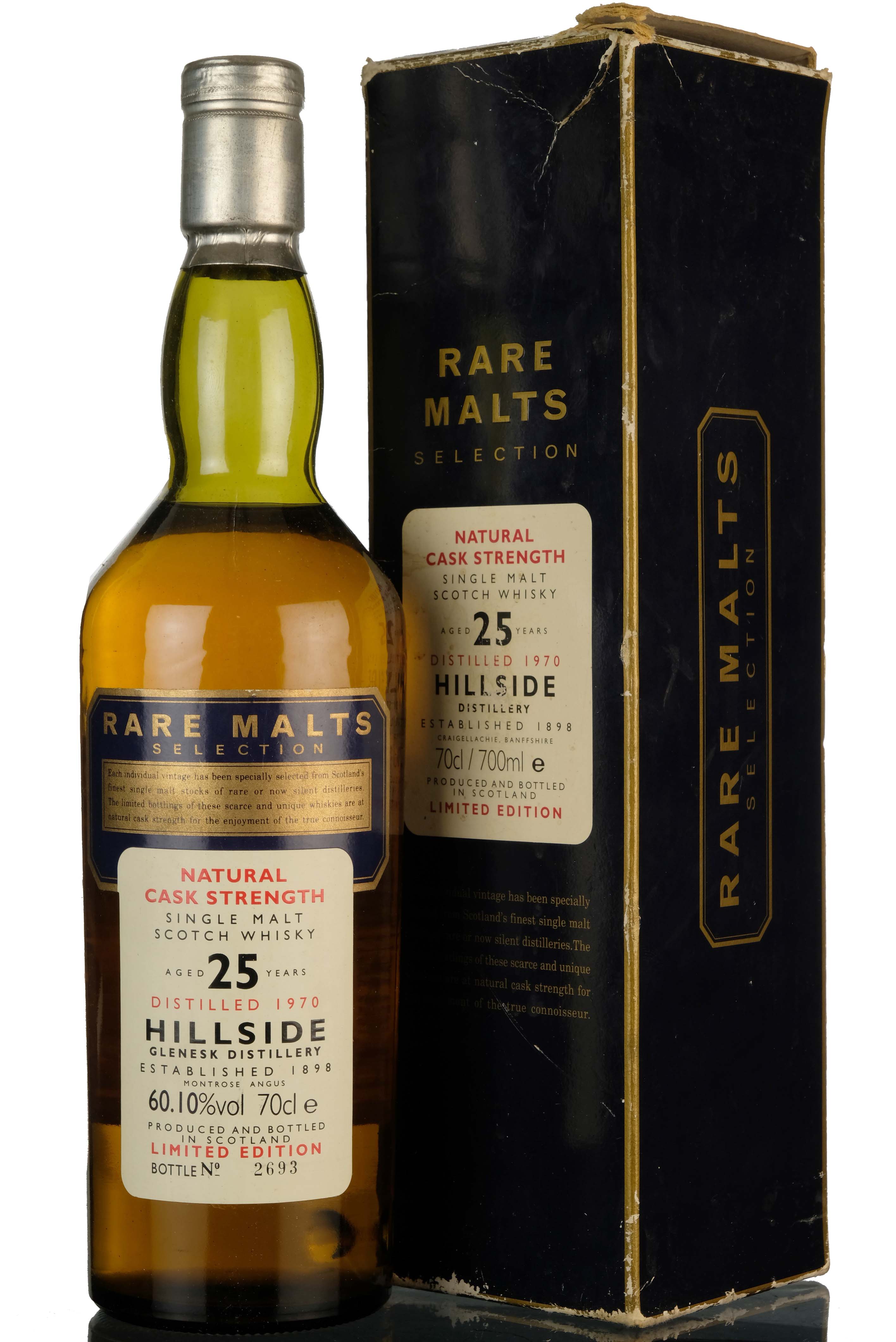 Hillside 1970 - 25 Year Old - Rare Malts 60.10%